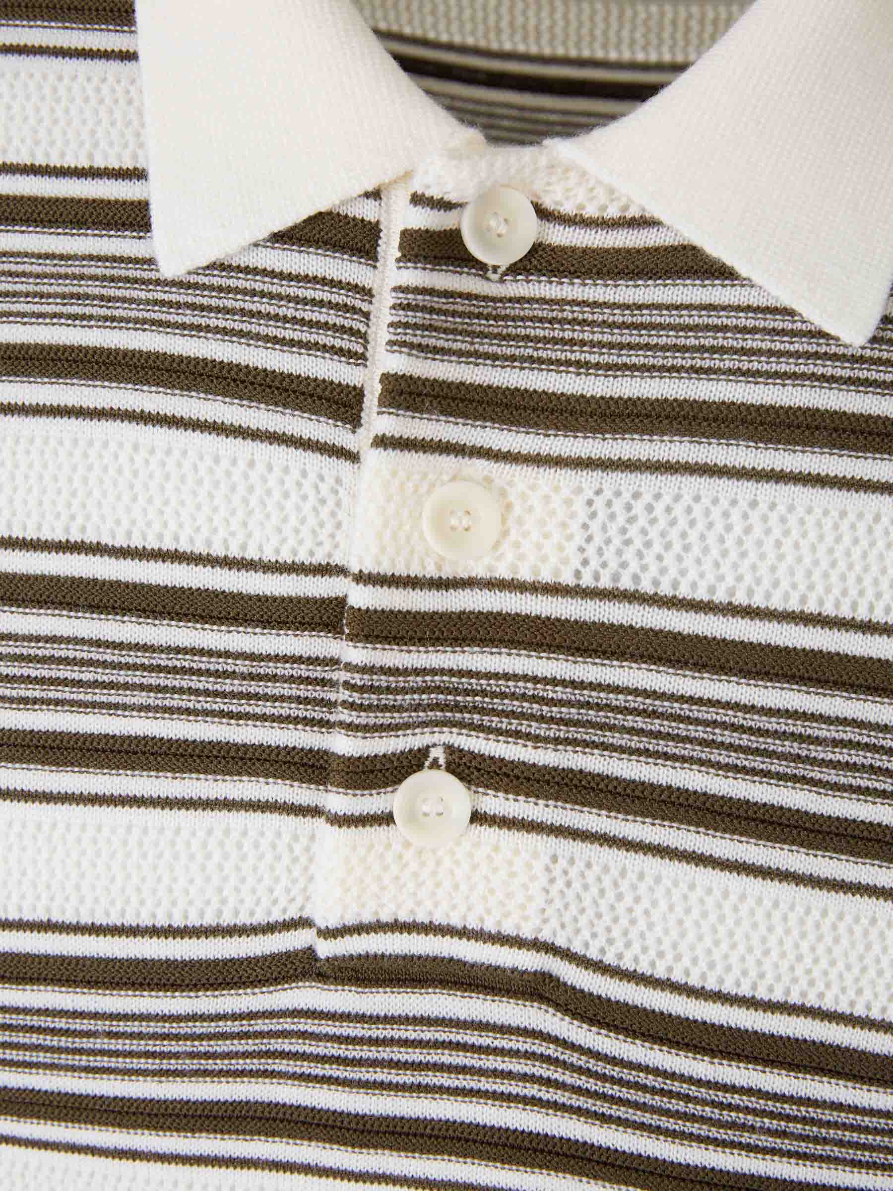 KNIT WOOL POLO - 3