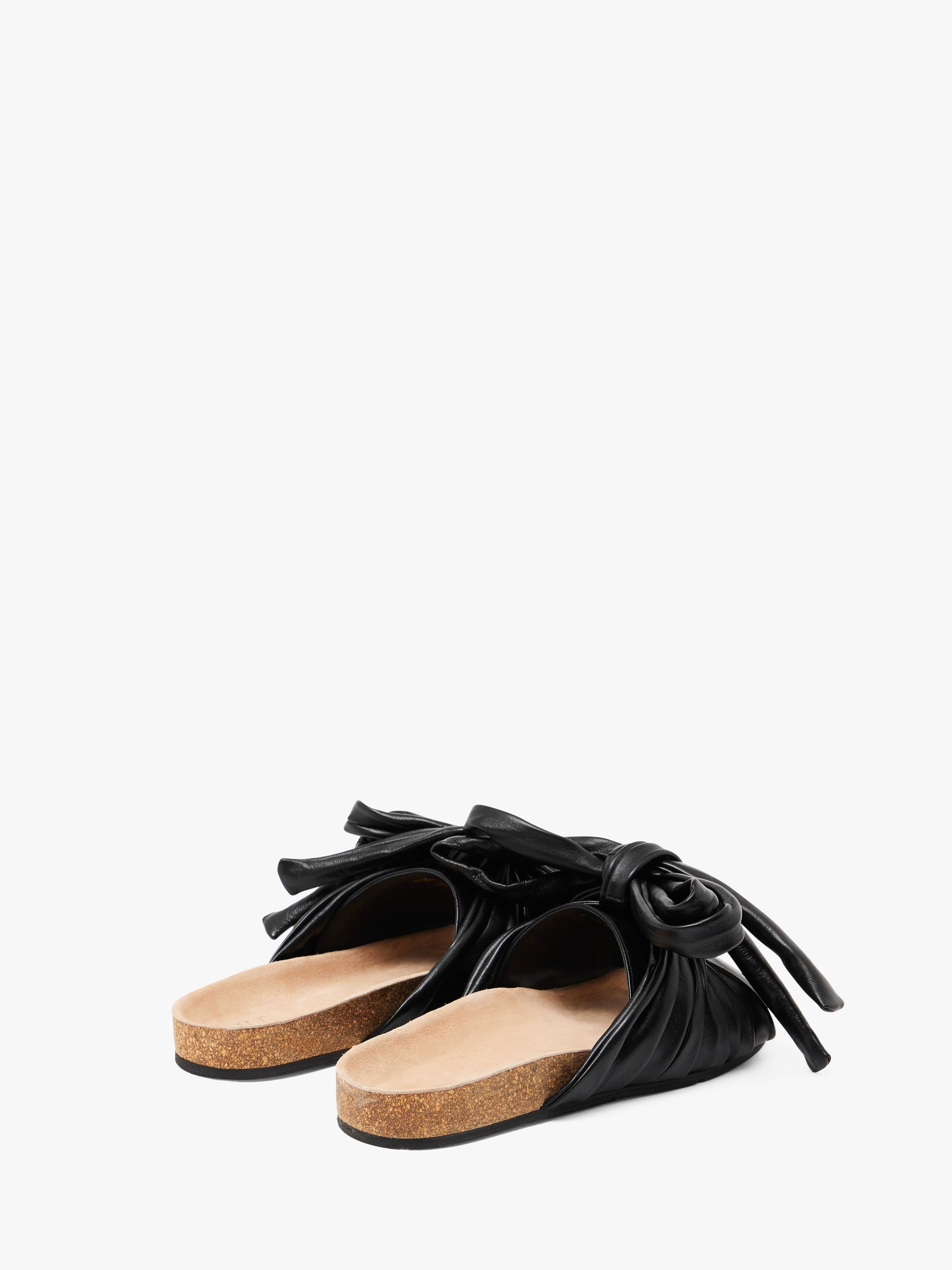 BOW FLAT SANDALS - 3