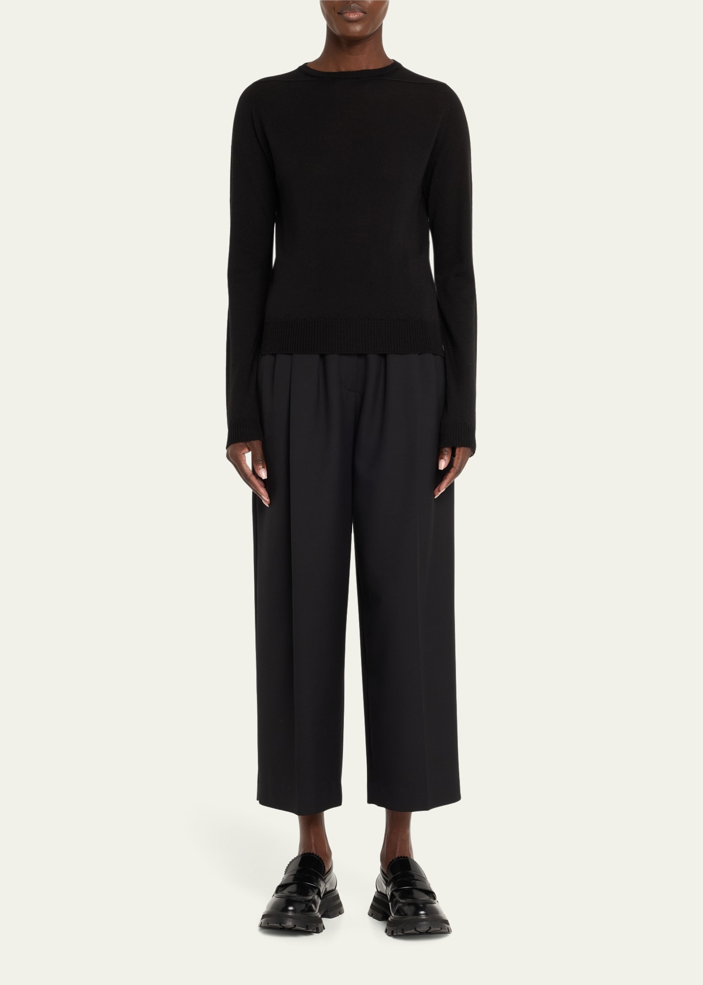 Biker Level Knit Wool Sweater - 2