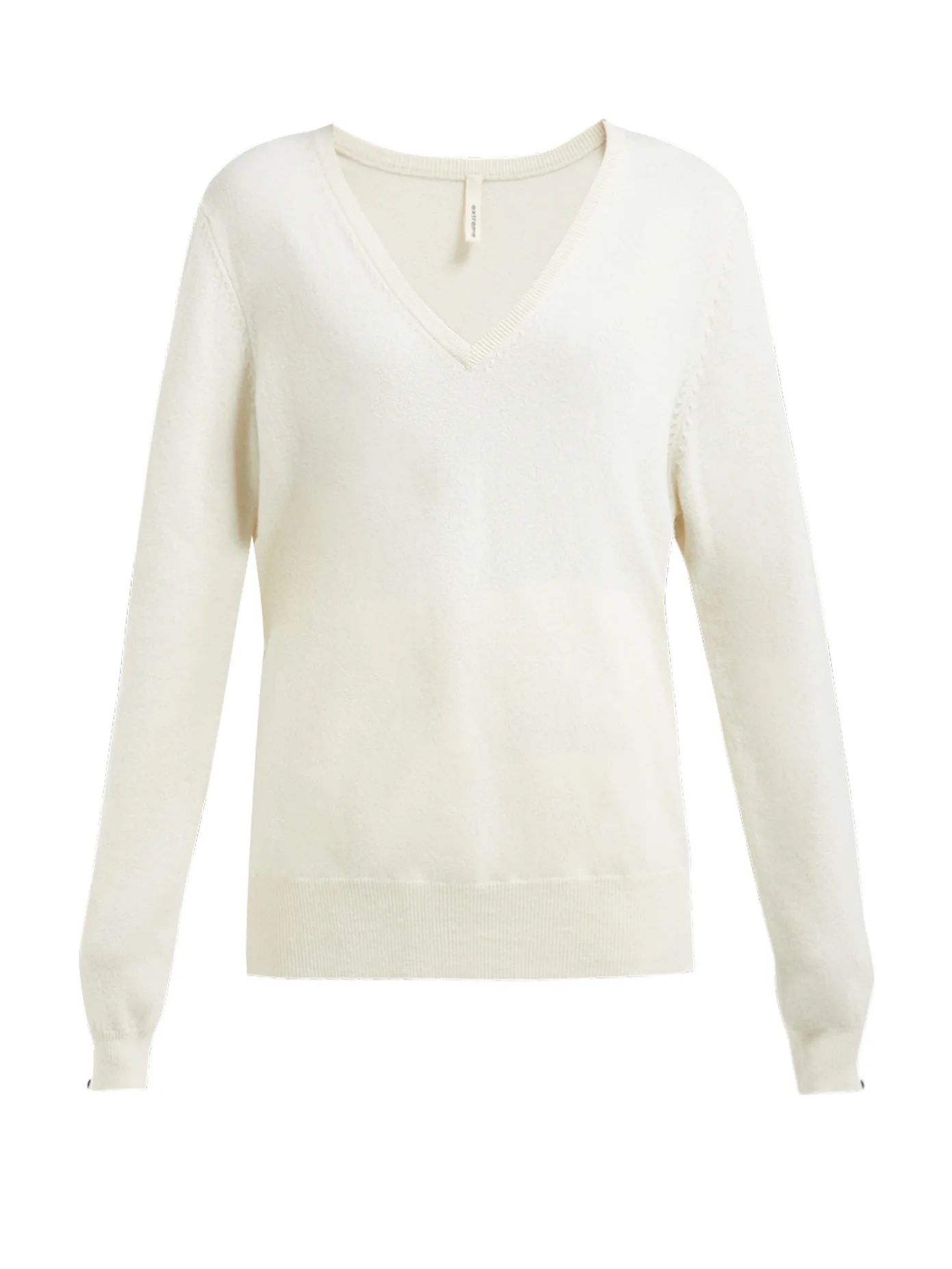 No.89 Be Nice stretch-cashmere V-neck sweater - 1