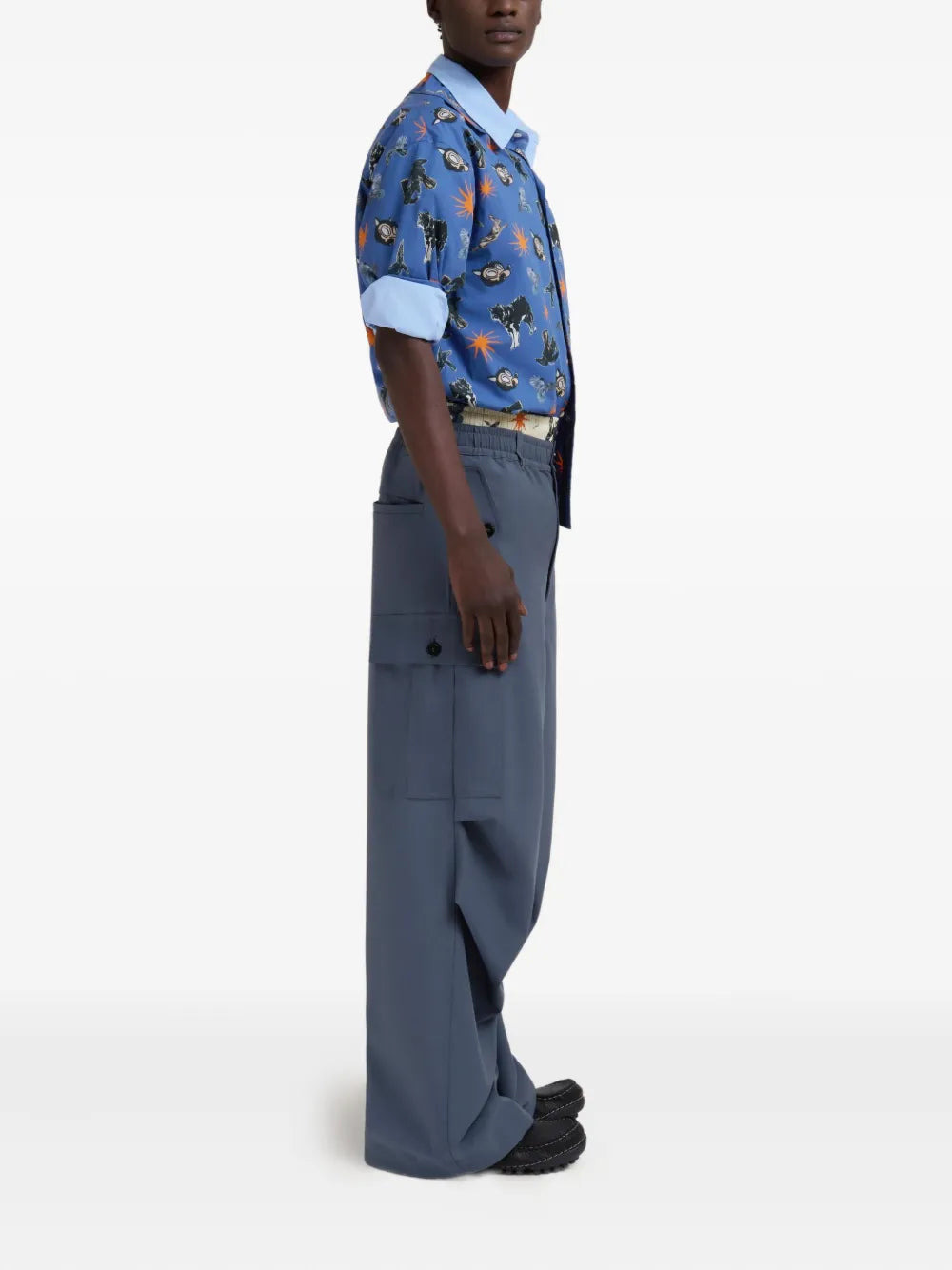 Marni Men Short-Sleeved Shirt With Print - 3