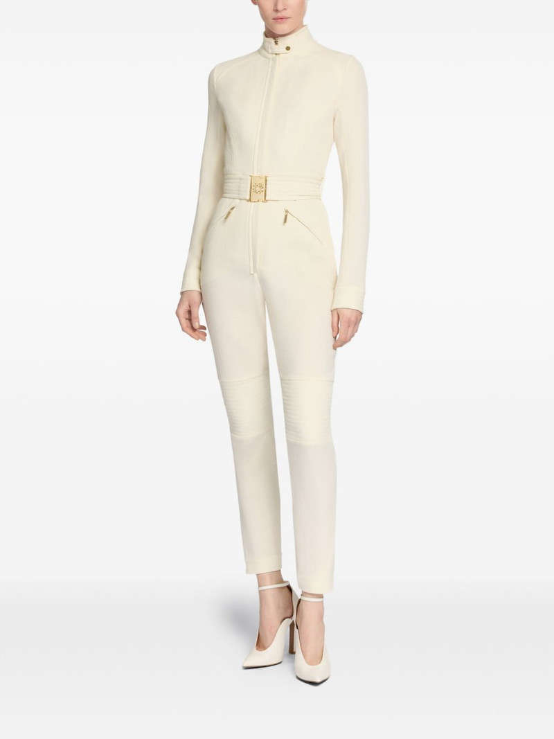 ELIE SAAB turtleneck belted jumpsuit outlook