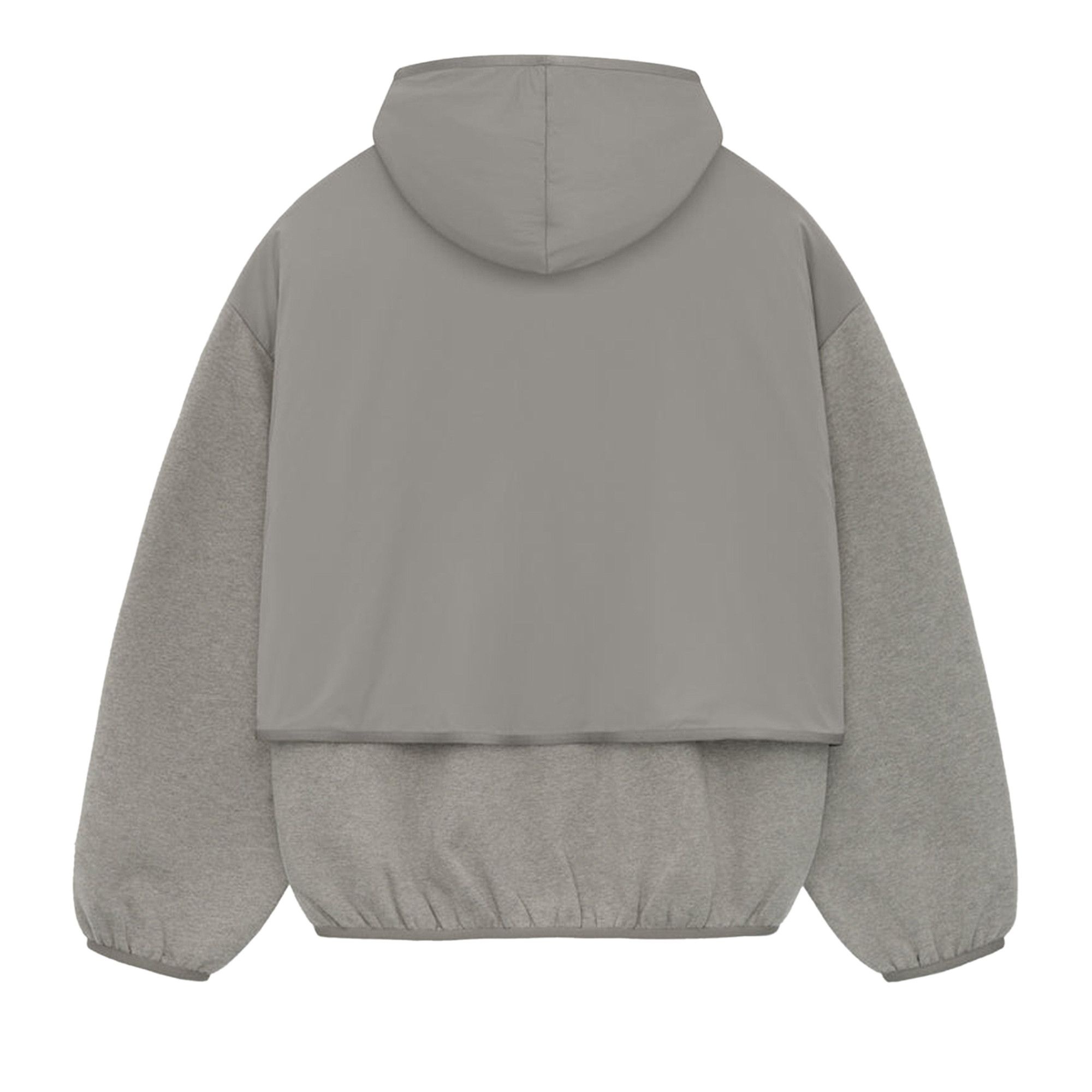 Fear of God Essentials Nylon Fleece Hooded Sweatshirt 'Dust/Heather Grey' - 2