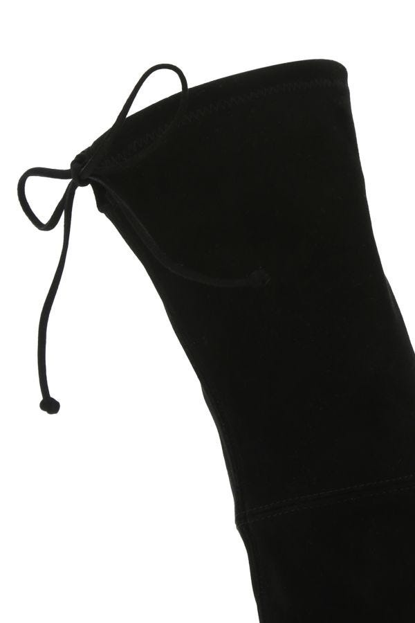 Black suede Lowland boots - 4