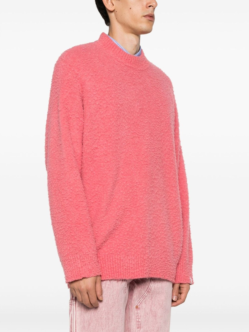 logo-patch Casentino-wool jumper 3