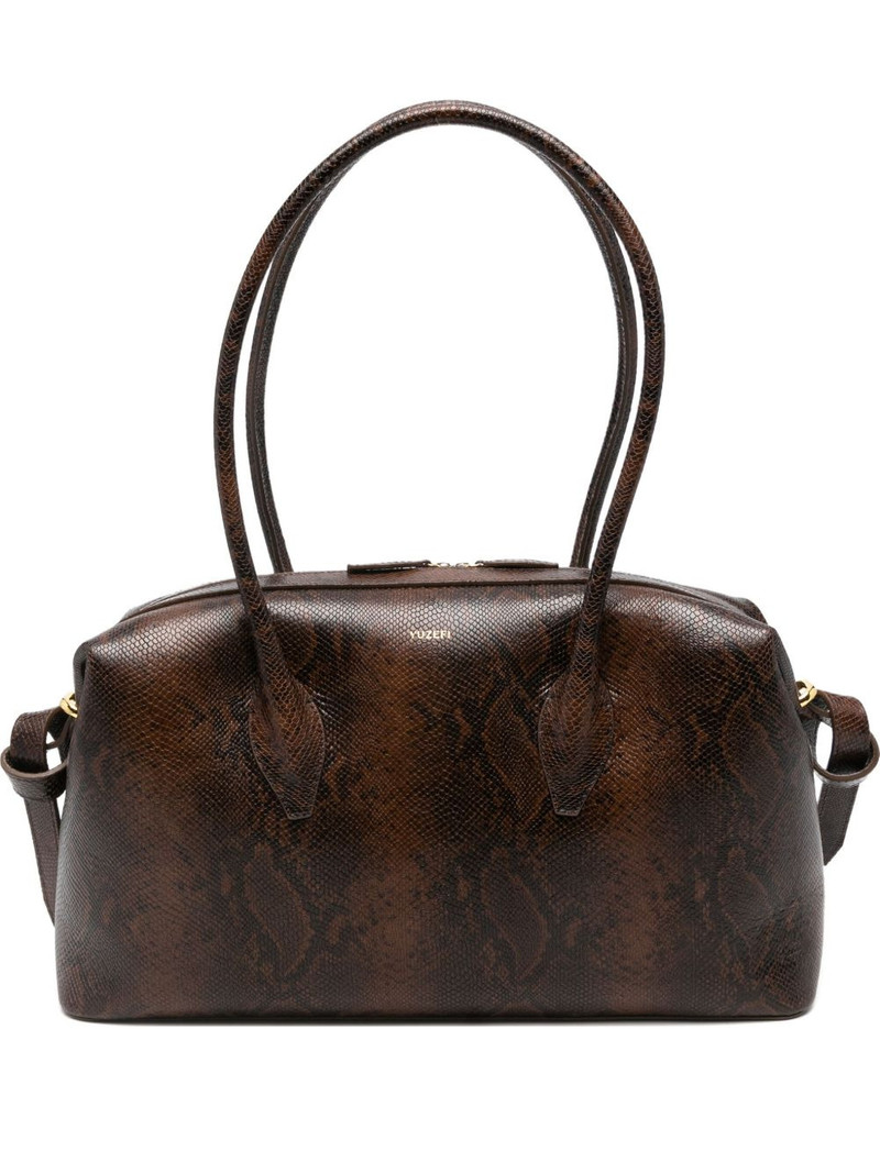 Brioche leather shoulder bag 1