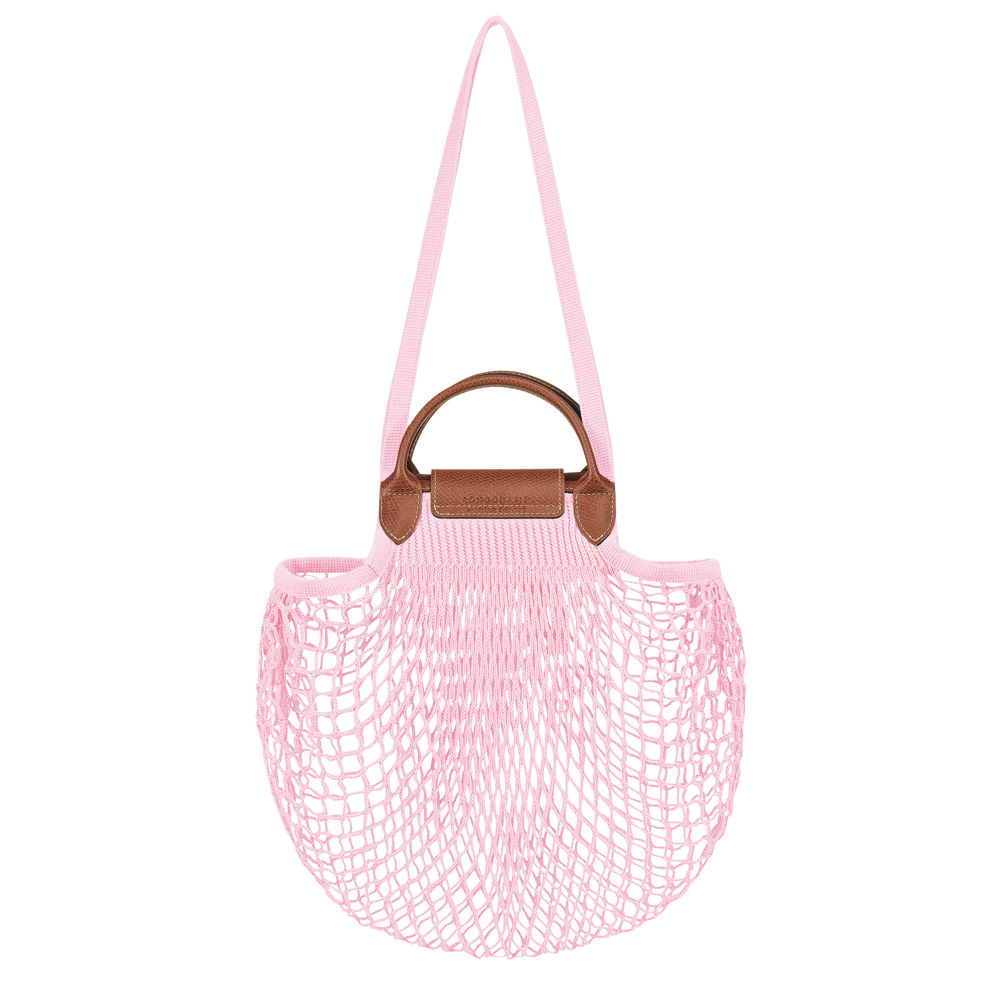 Le Pliage filet L Mesh bag Pink - Canvas - 4