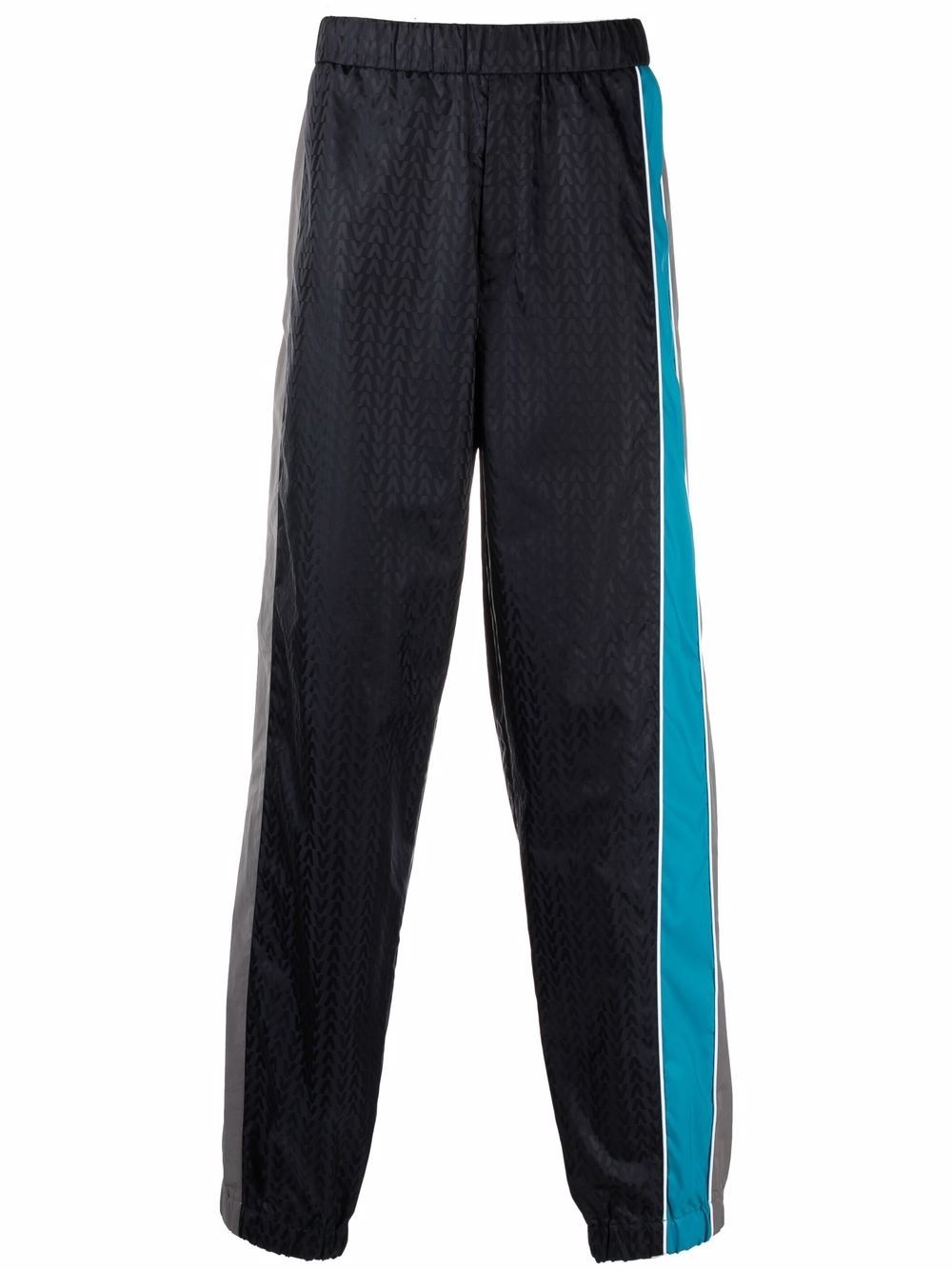 Optical Valentino-motif track pants - 1