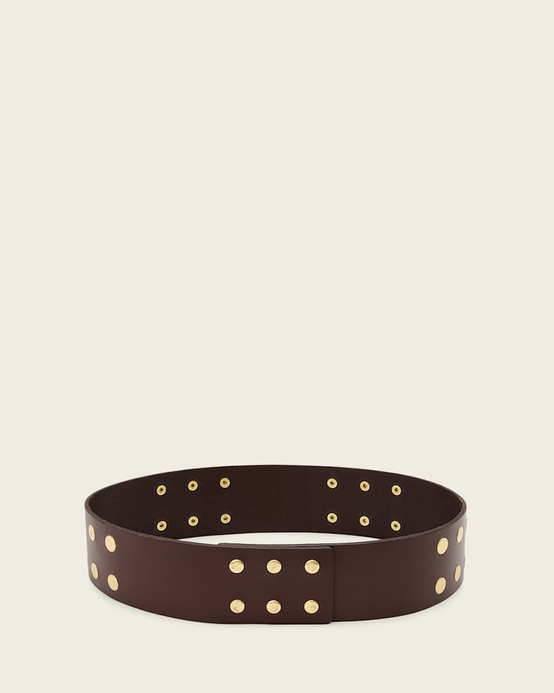 RIO STUDDED LEATHER WAIST BELT 1