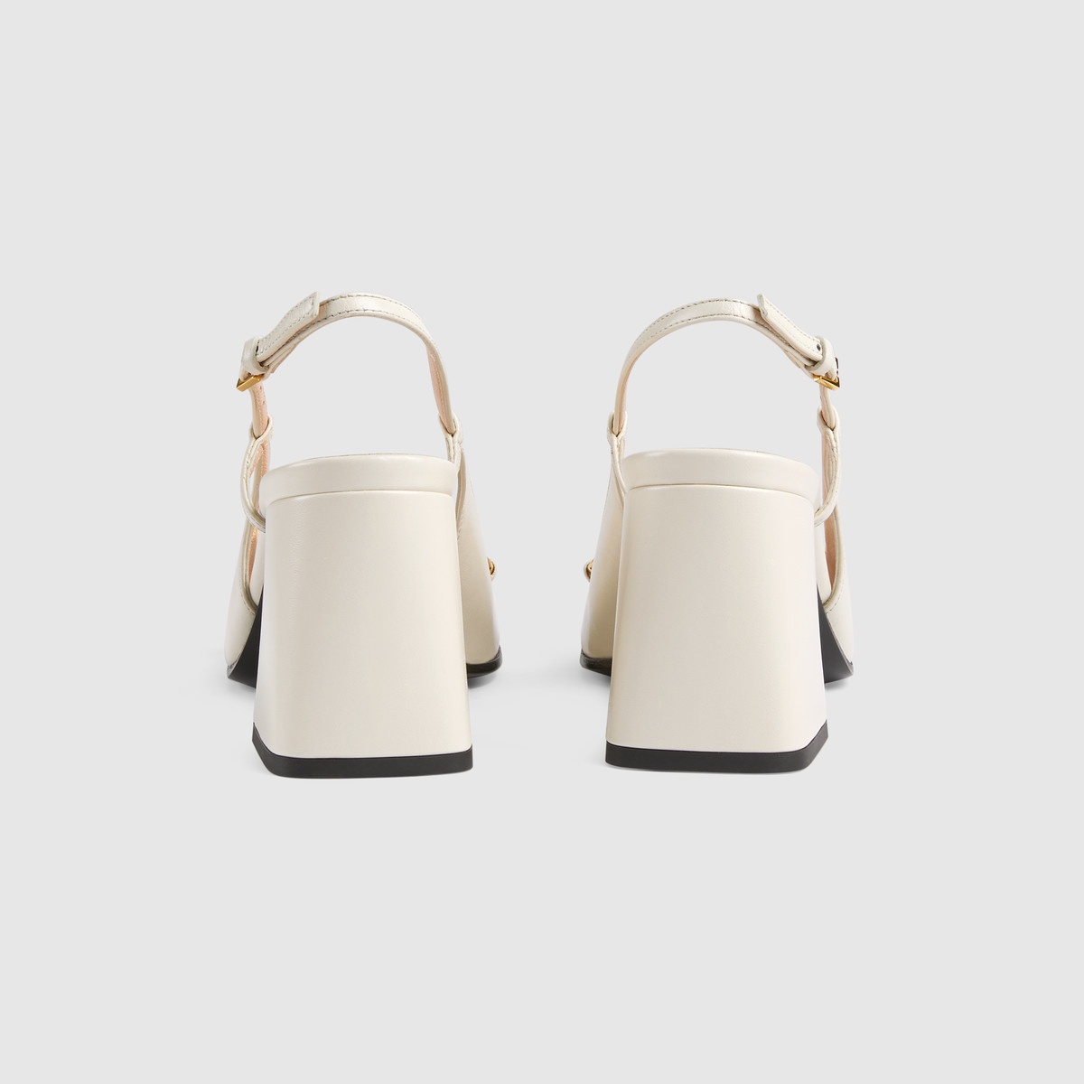 Women's mid-heel slingback with Horsebit - 5