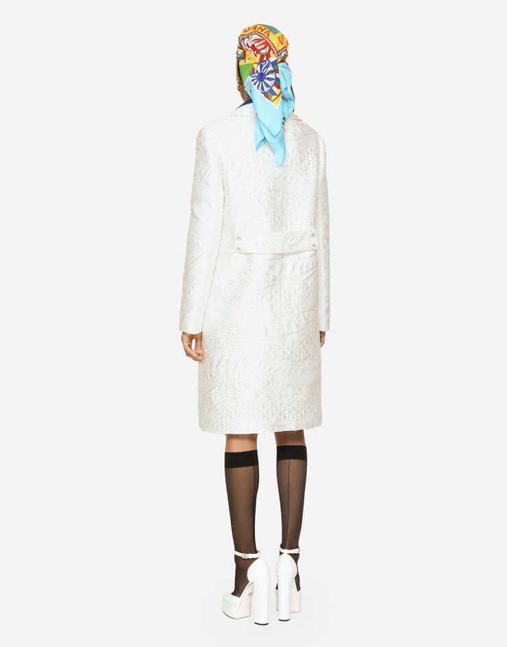 Brocade coat with DG buttons - 3