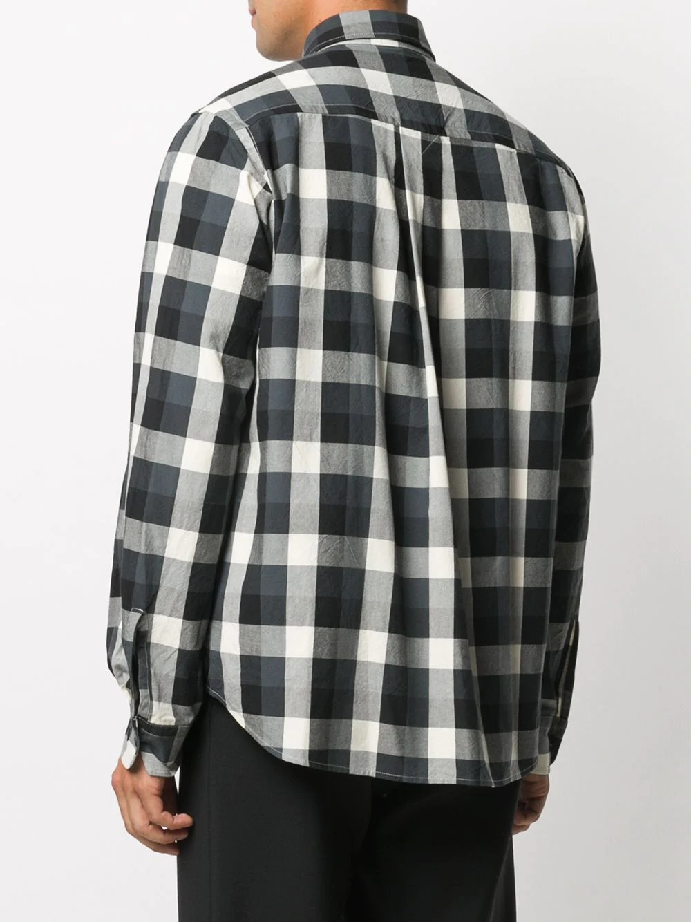 checked buttoned shirt - 4