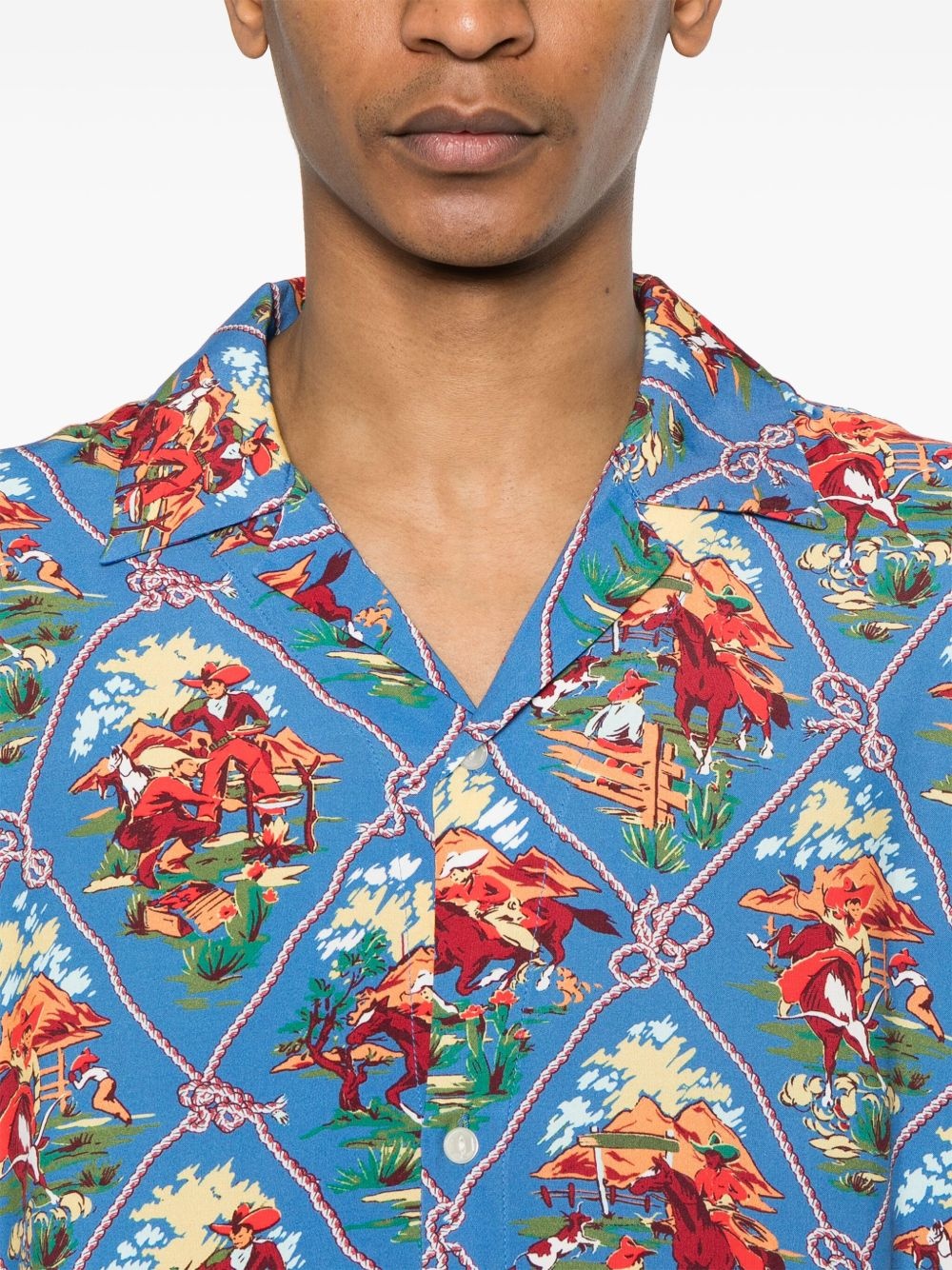 graphic-print shirt - 5