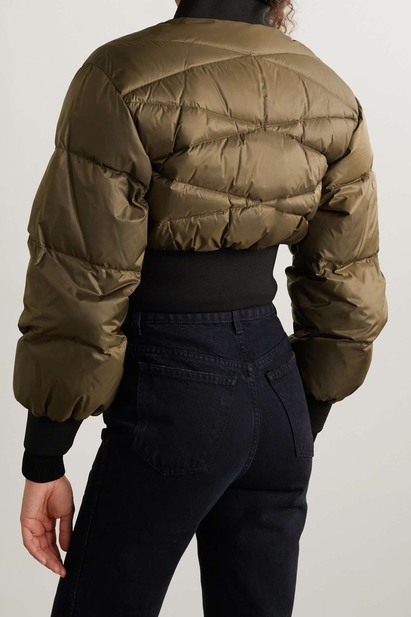 Janet quilted shell down bomber jacket - 4