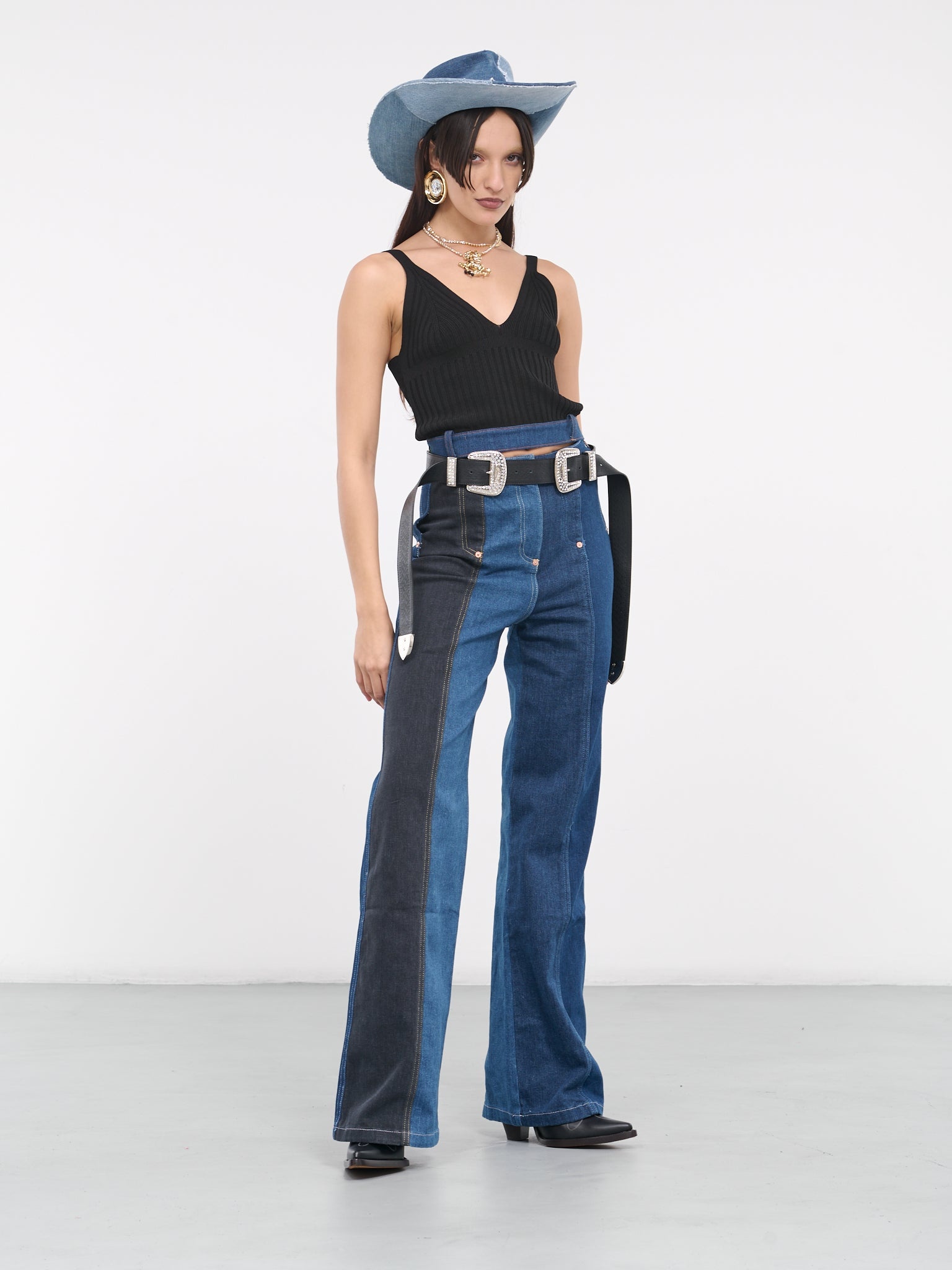 Denim Waistband Top - 6