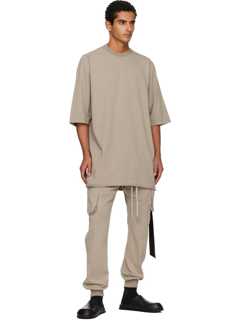 Rick Owens DRKSHDW Taupe Concordians Jumbo SS T-shirt outlook