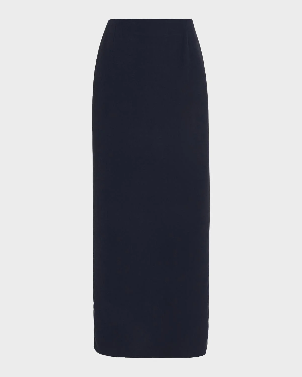 Straight Viscose-Silk Maxi Skirt - 1