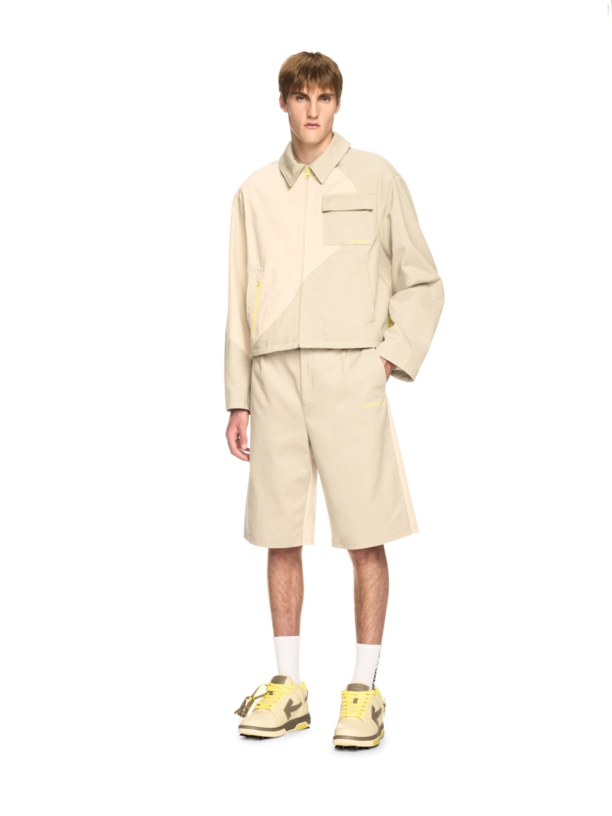 Beige Golf Bermuda Shorts - 2