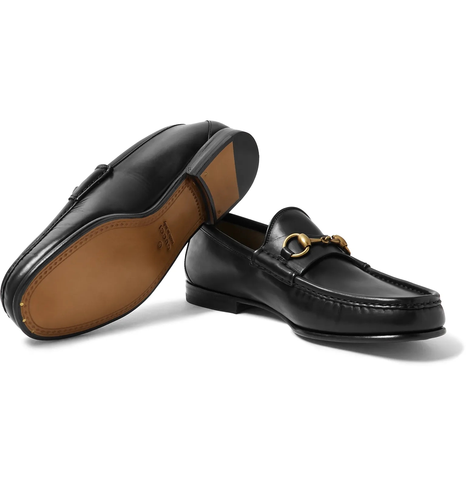 Easy Roos Horsebit Collapsible-Heel Leather Loafers - 7