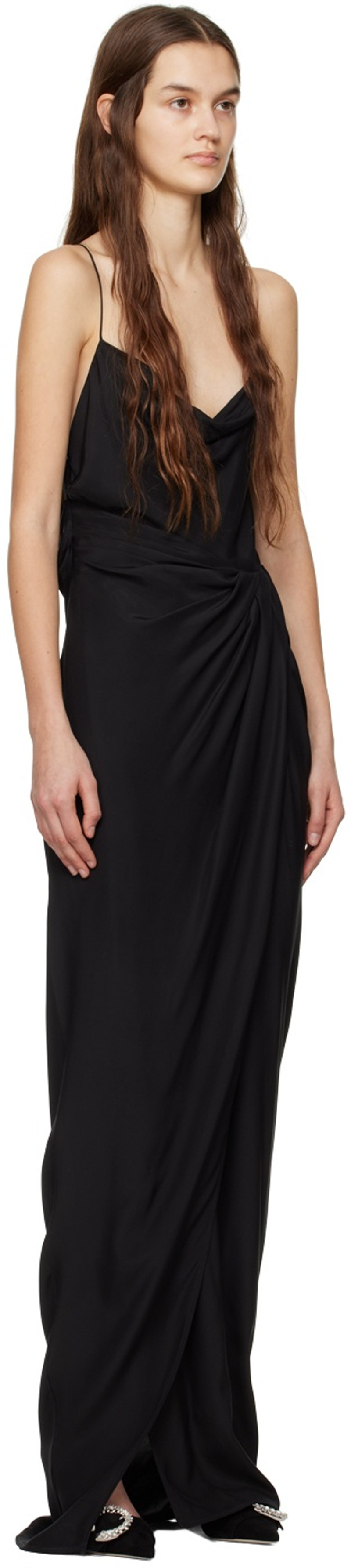 GAUGE81 Black Shiroi Maxi Dress outlook