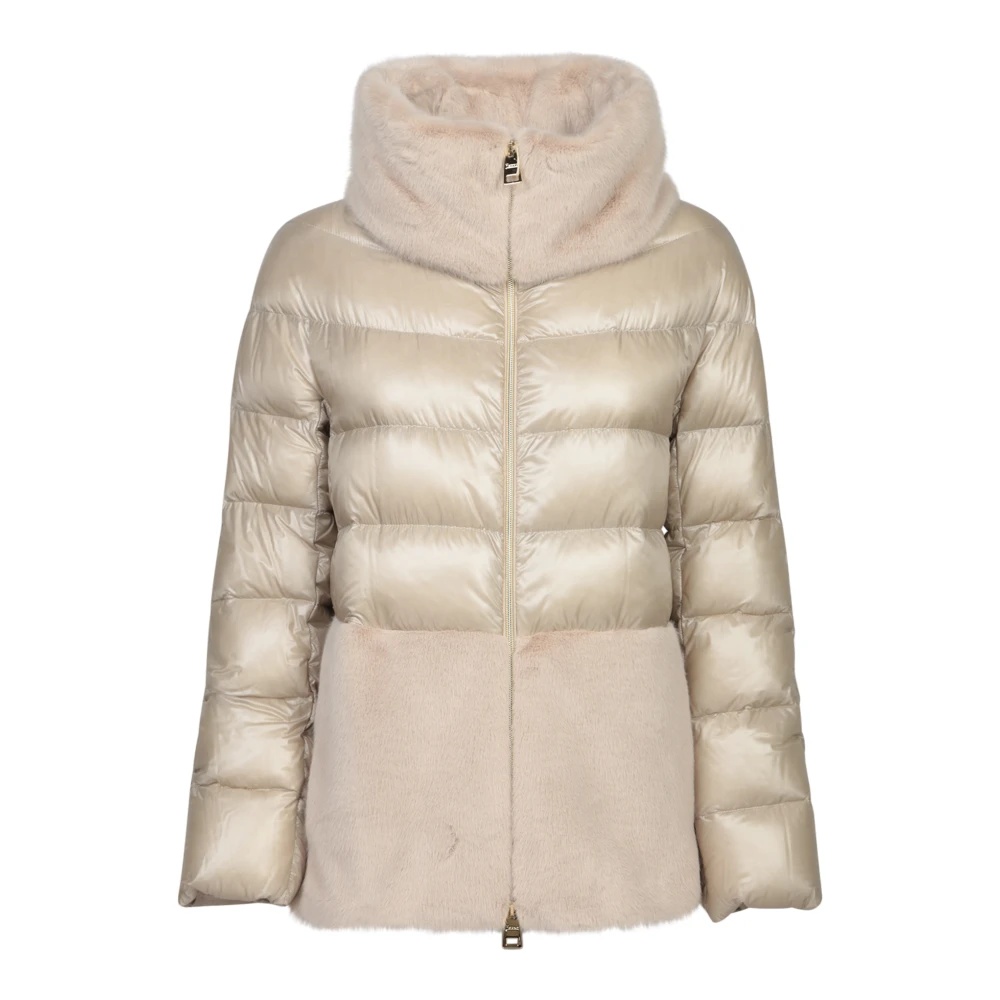 Herno BEIGE WINTER JACKET WOMEN'S CLOTHING | miinto | REVERSIBLE