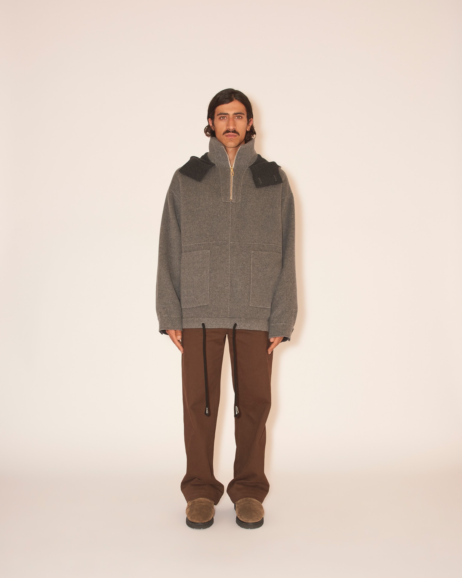 ALMOS - Hooded jacket - Grey/charcoal - 2