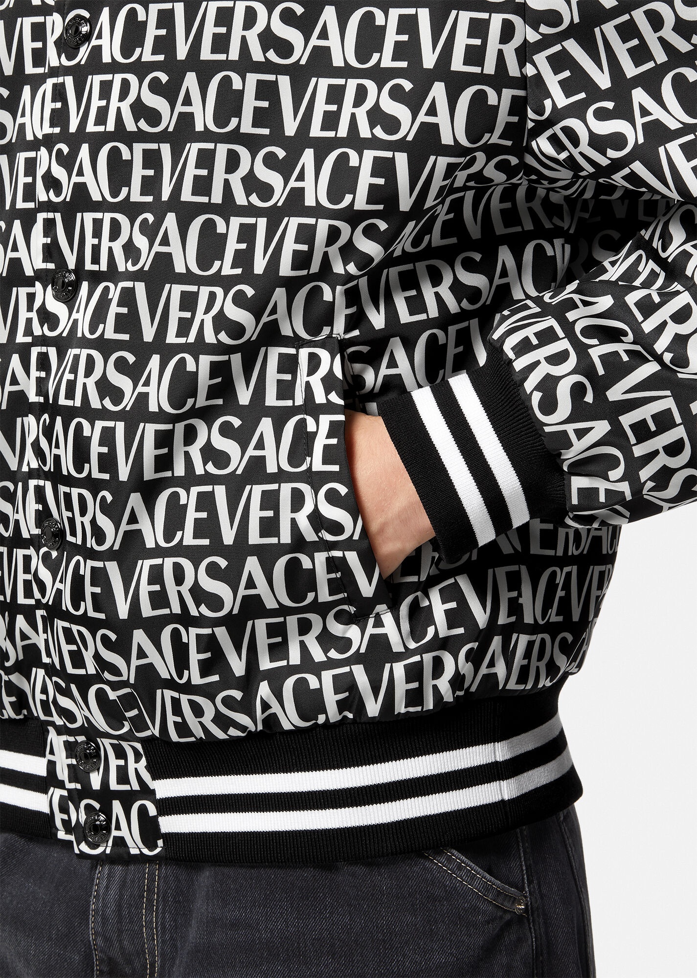 Versace Allover Bomber Jacket - 5
