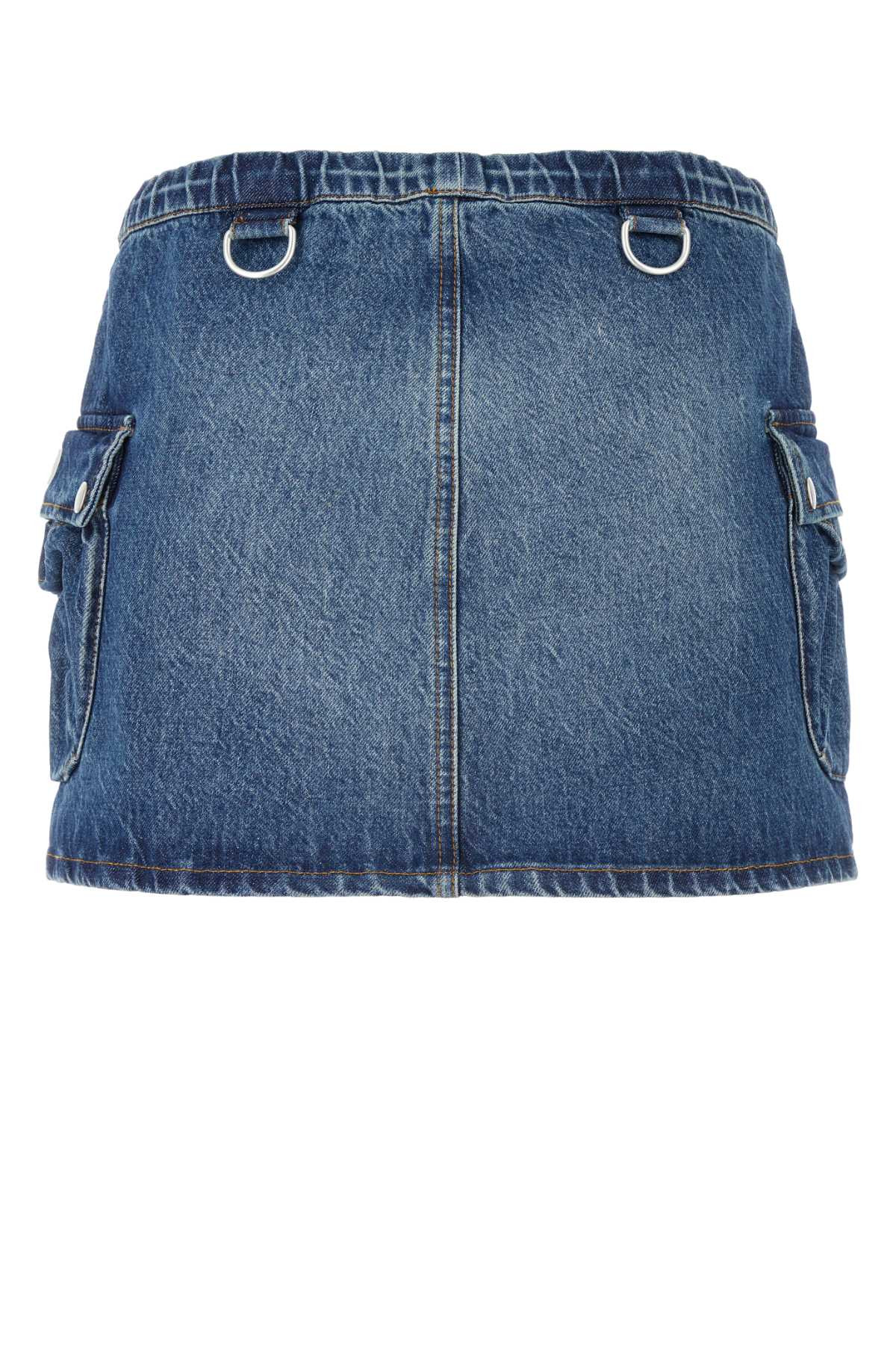 Coperni Women Denim Mini Shirt - 2