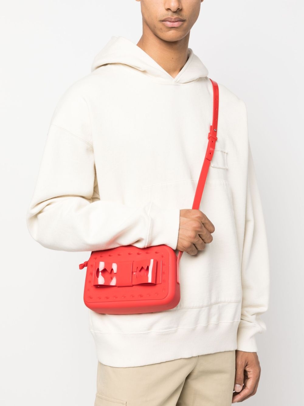 Razor bow-detail shoulder bag - 2