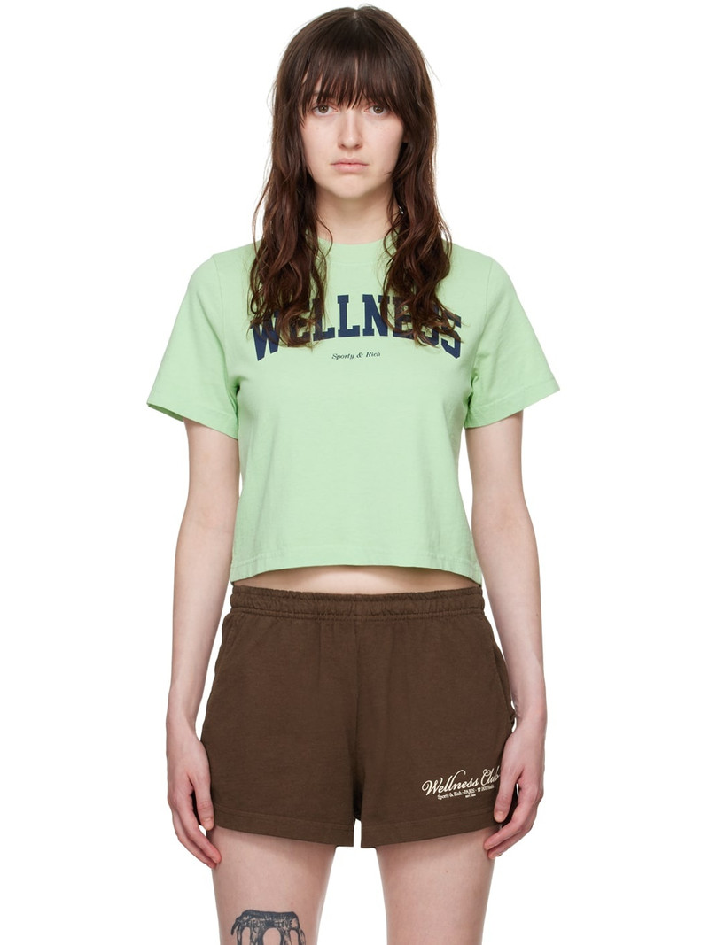 Green 'Wellness' Ivy T-Shirt 1