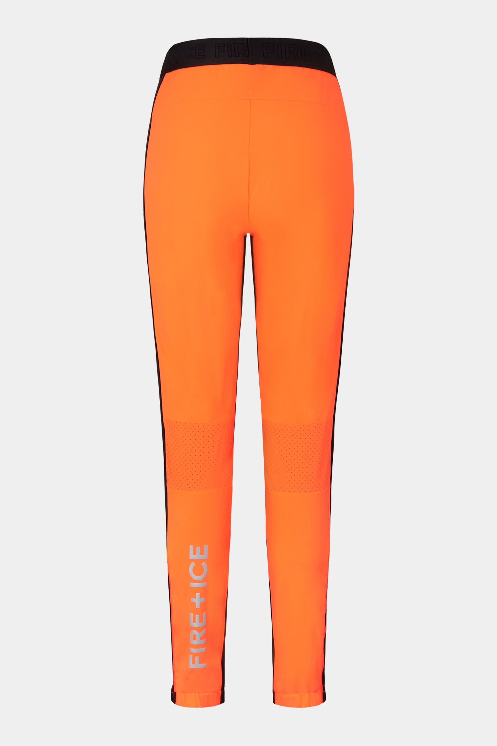 Susi Stretch pants in Neon orange/Black - 7