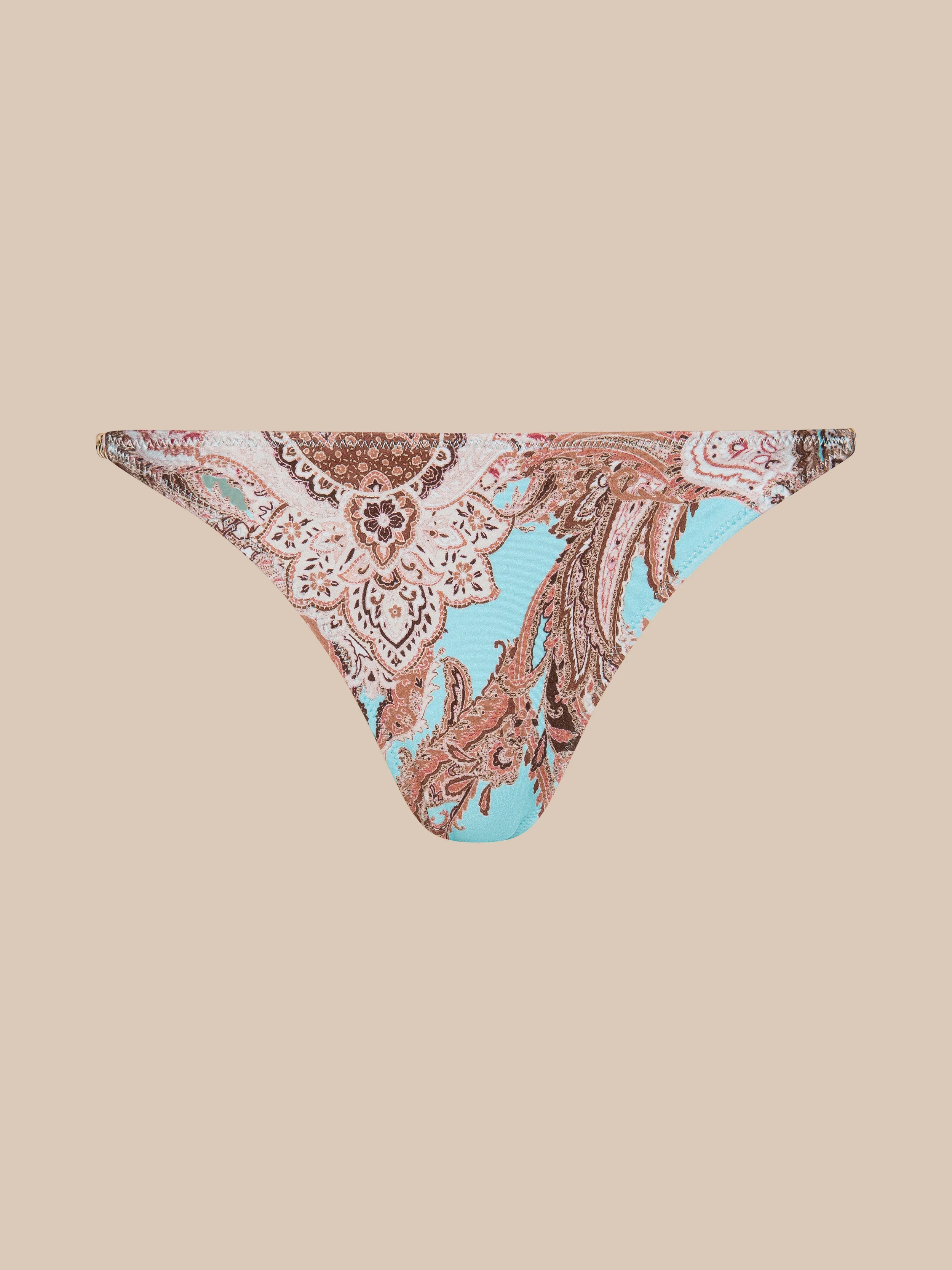 Violet String Bikini Bottom - 1