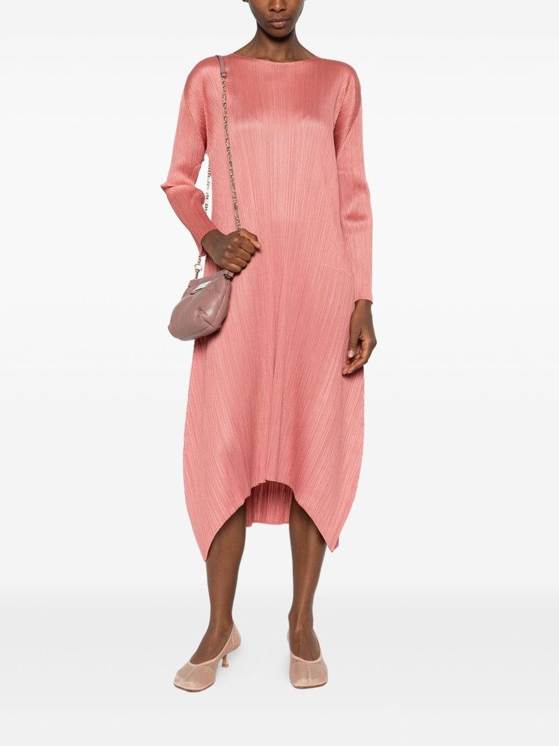 Pleats Please Issey Miyake pleated midi dress outlook