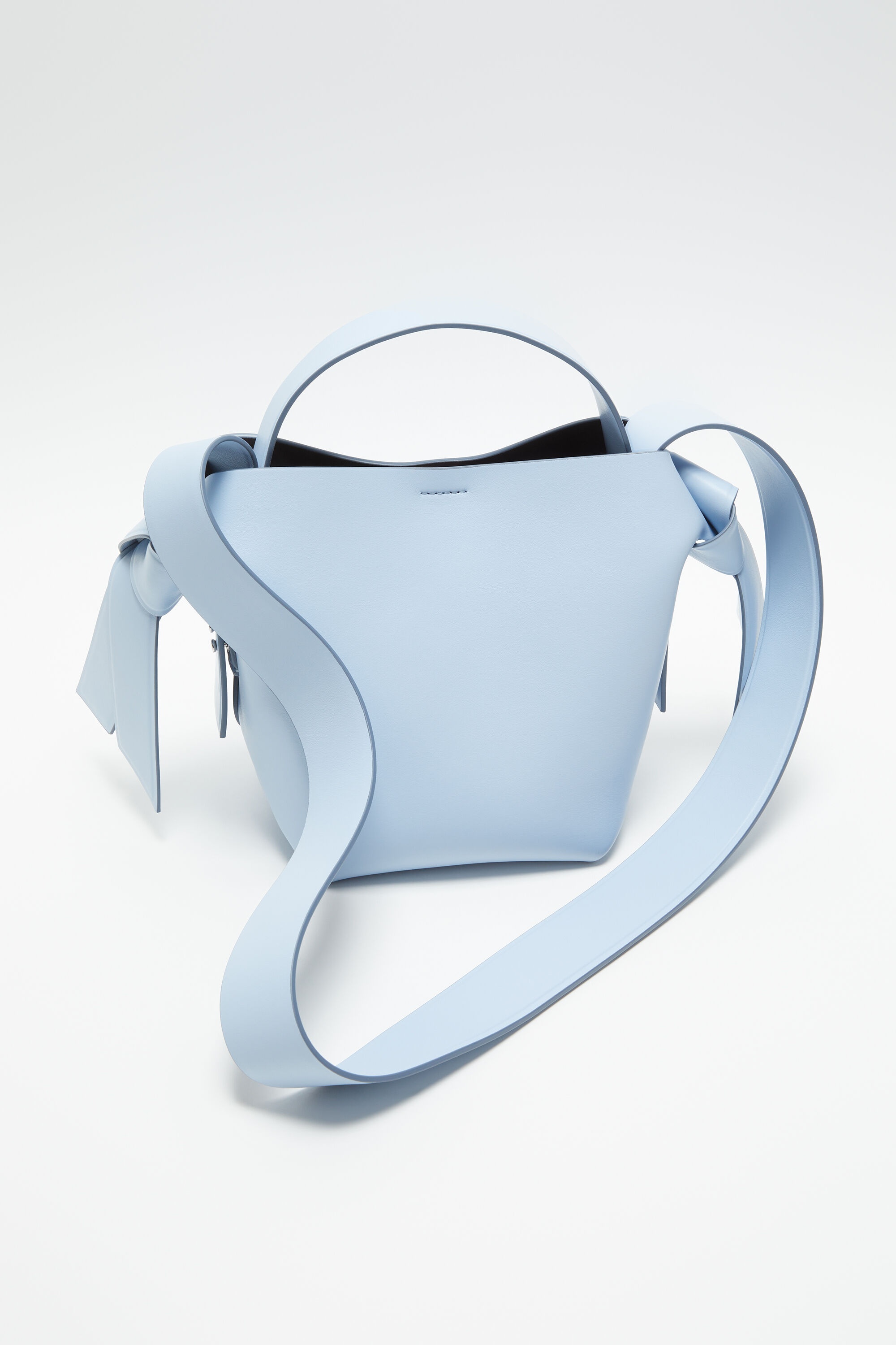 Musubi mini shoulder bag - Baby blue/brown - 3