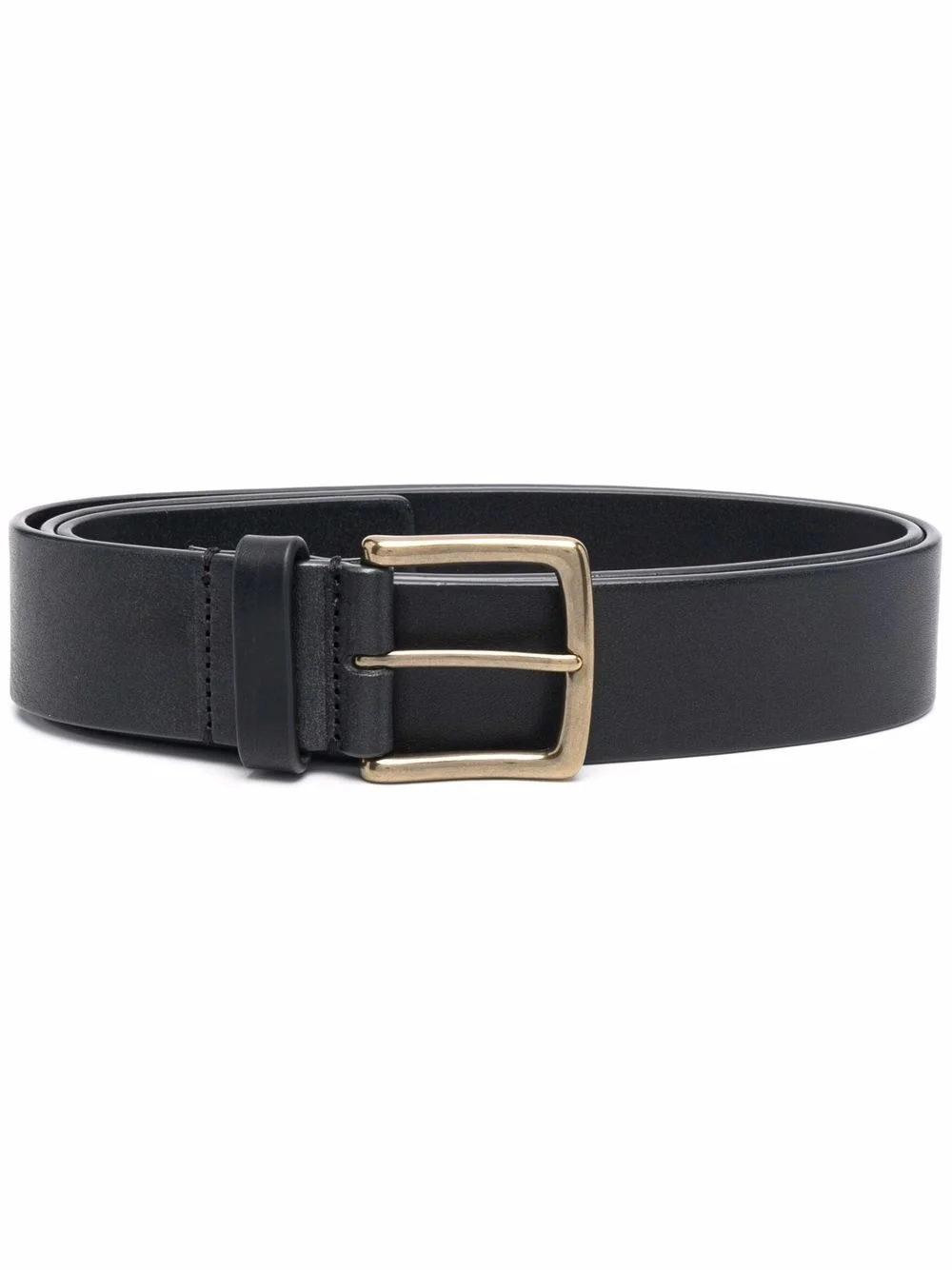 grained calf leather belt - 1