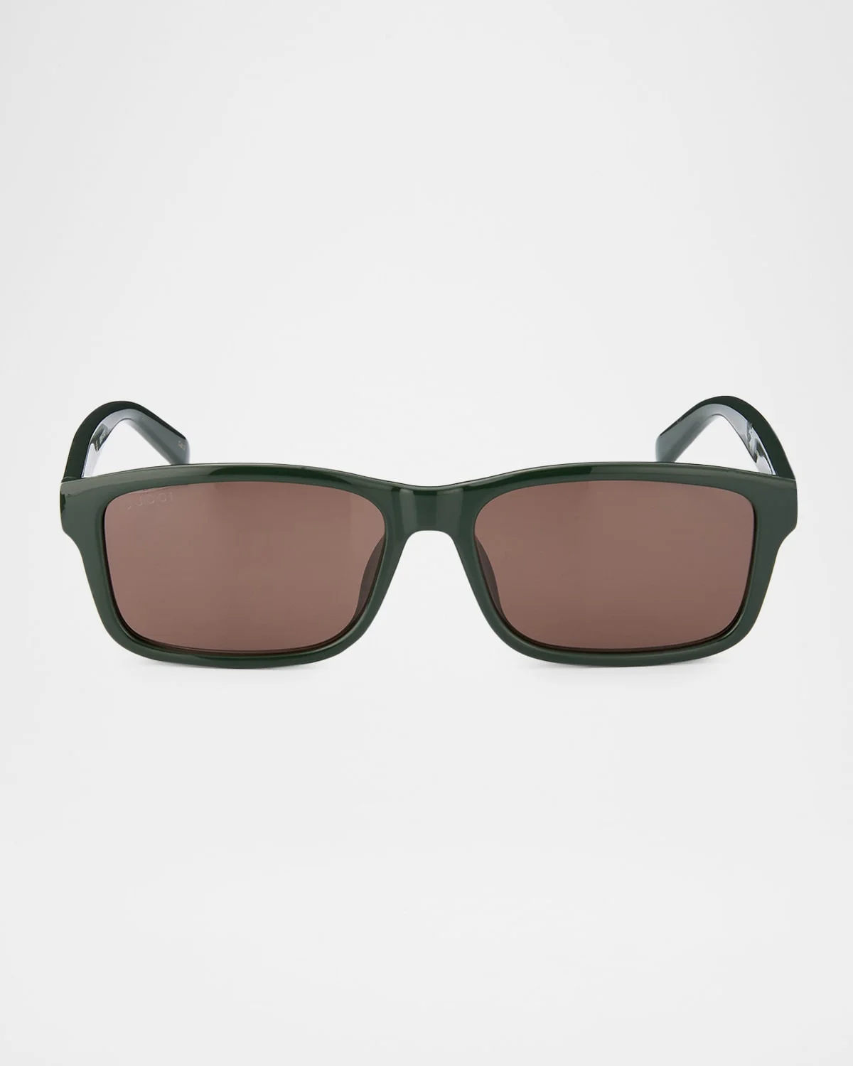 Men's Gucci Lines 57mm Rectangular Acetate Sunglasses - 1