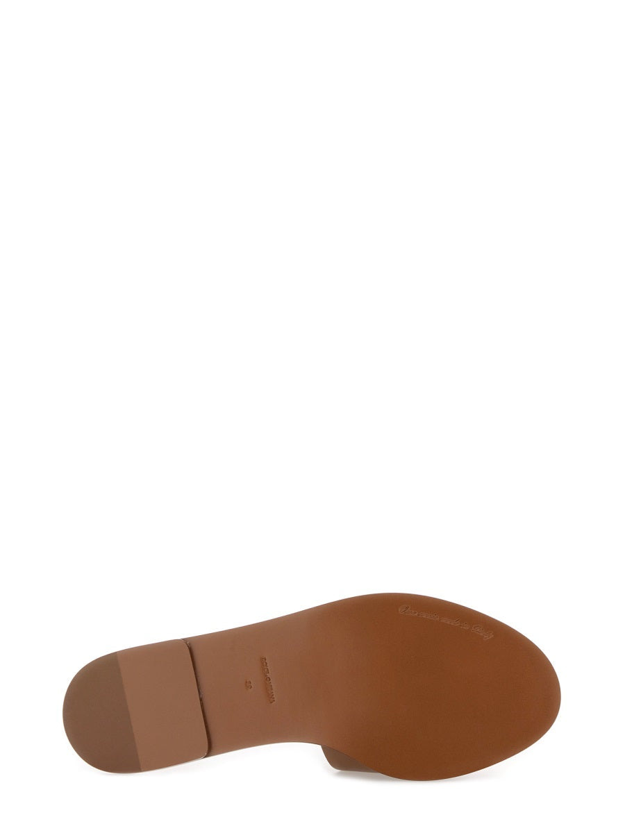 Leather Slide Sandal - 5