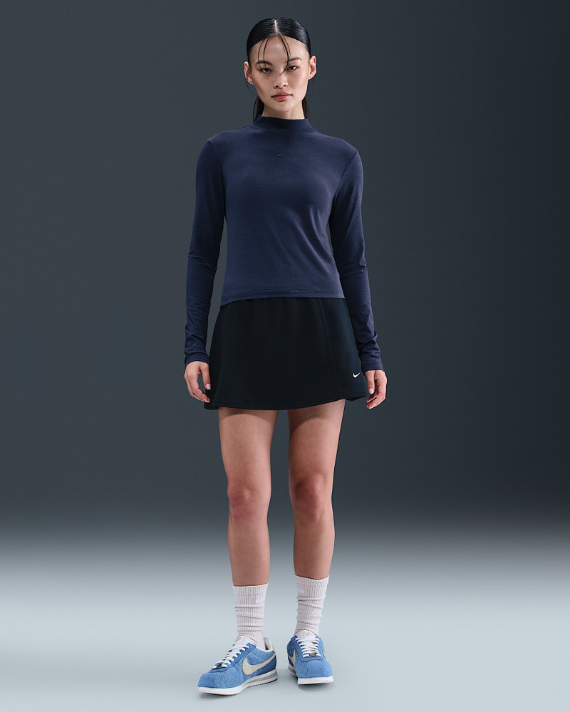 Nike Sportswear Chill Knit Women's Slim Long-Sleeve Mock-Neck T-Shirt 4