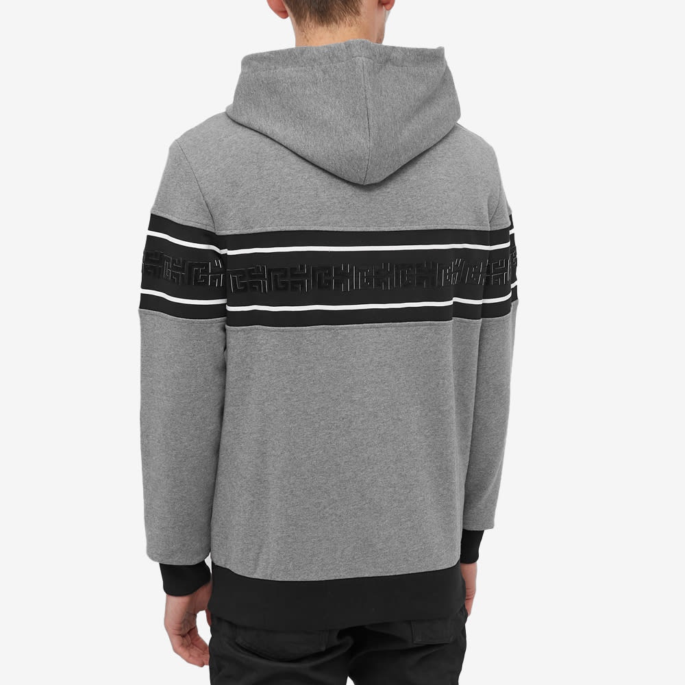 Balmain Monogram Flocked Popover Hoody - 5