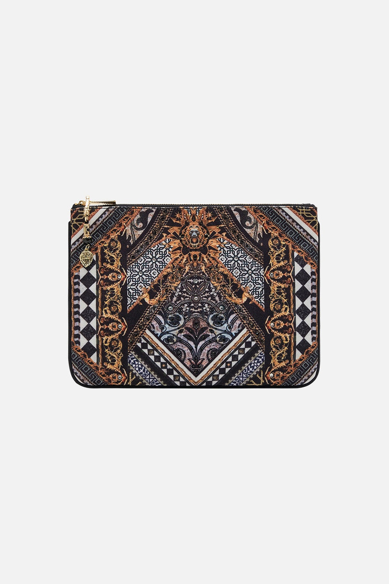 SMALL CANVAS CLUTCH 1