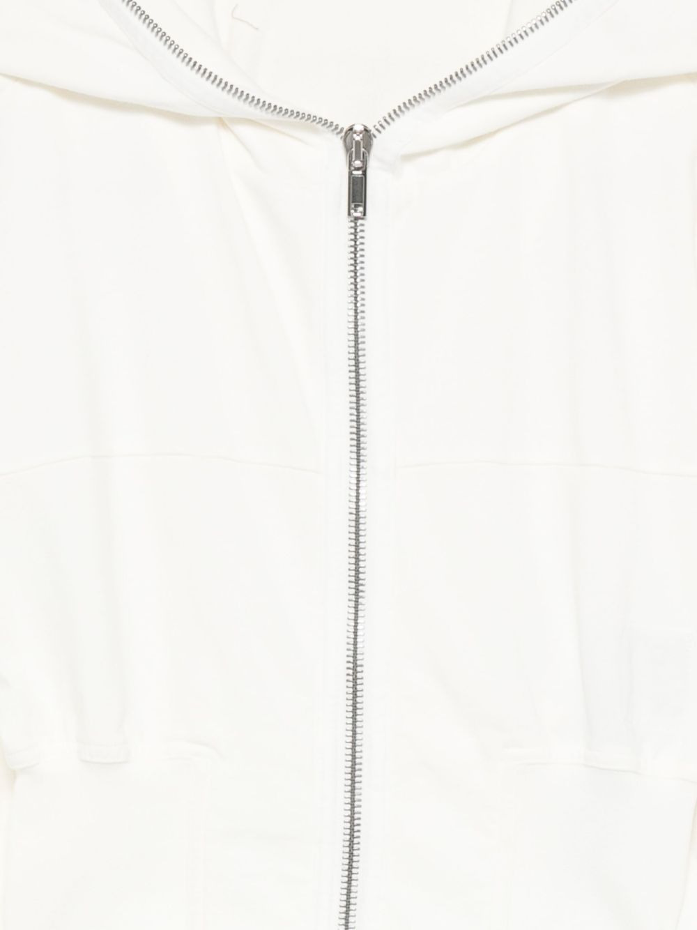 hooded zip-up top - 3