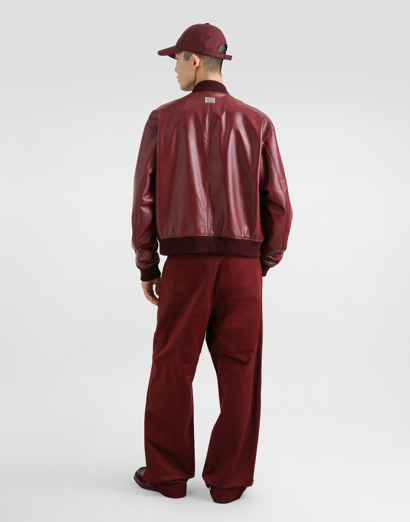 Technical fabric bomber jacket with tag 3