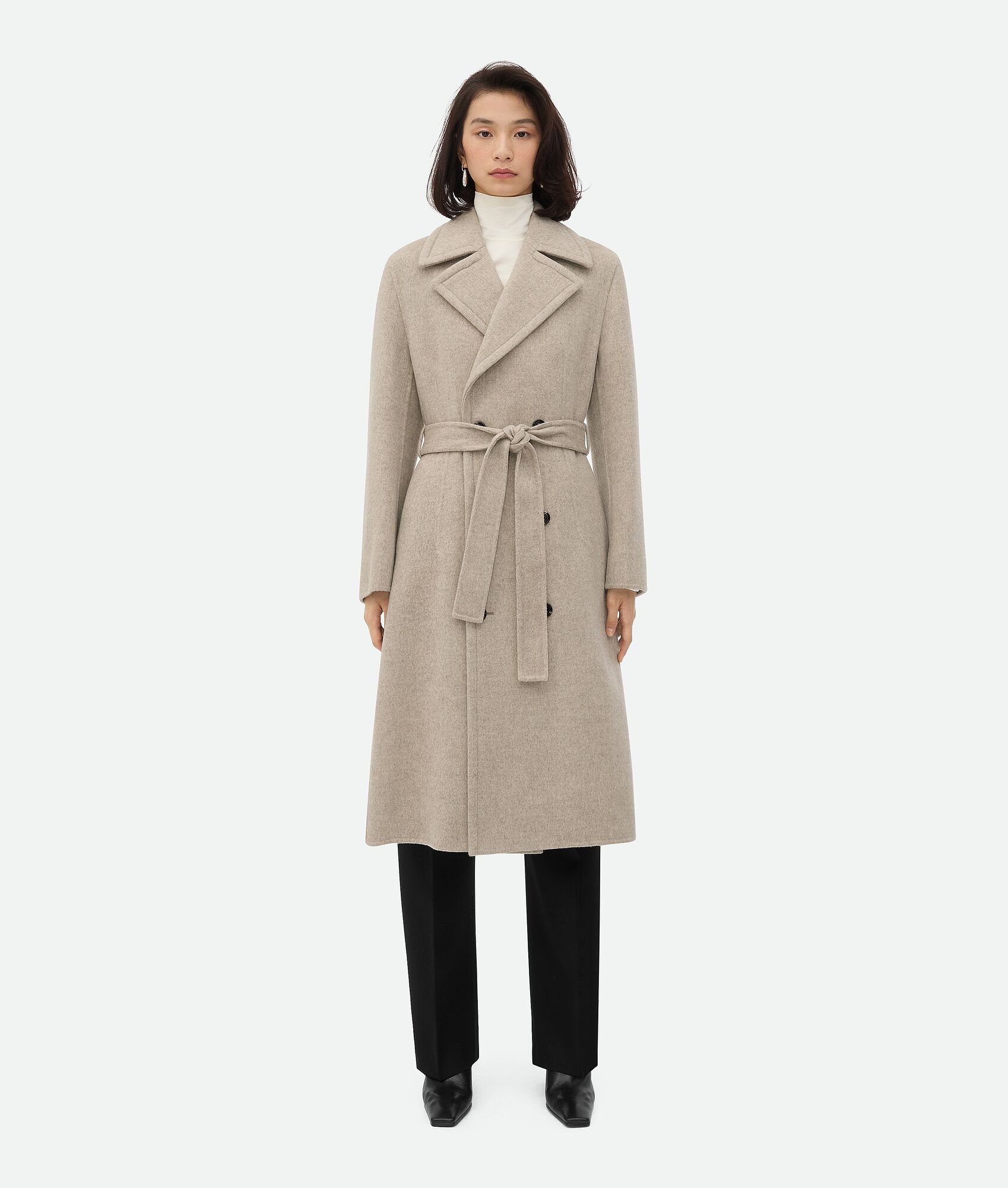 Soft Double Cashmere Coat - 4