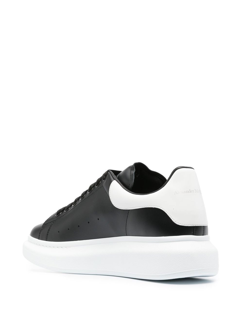 Oversized leather sneakers - 4