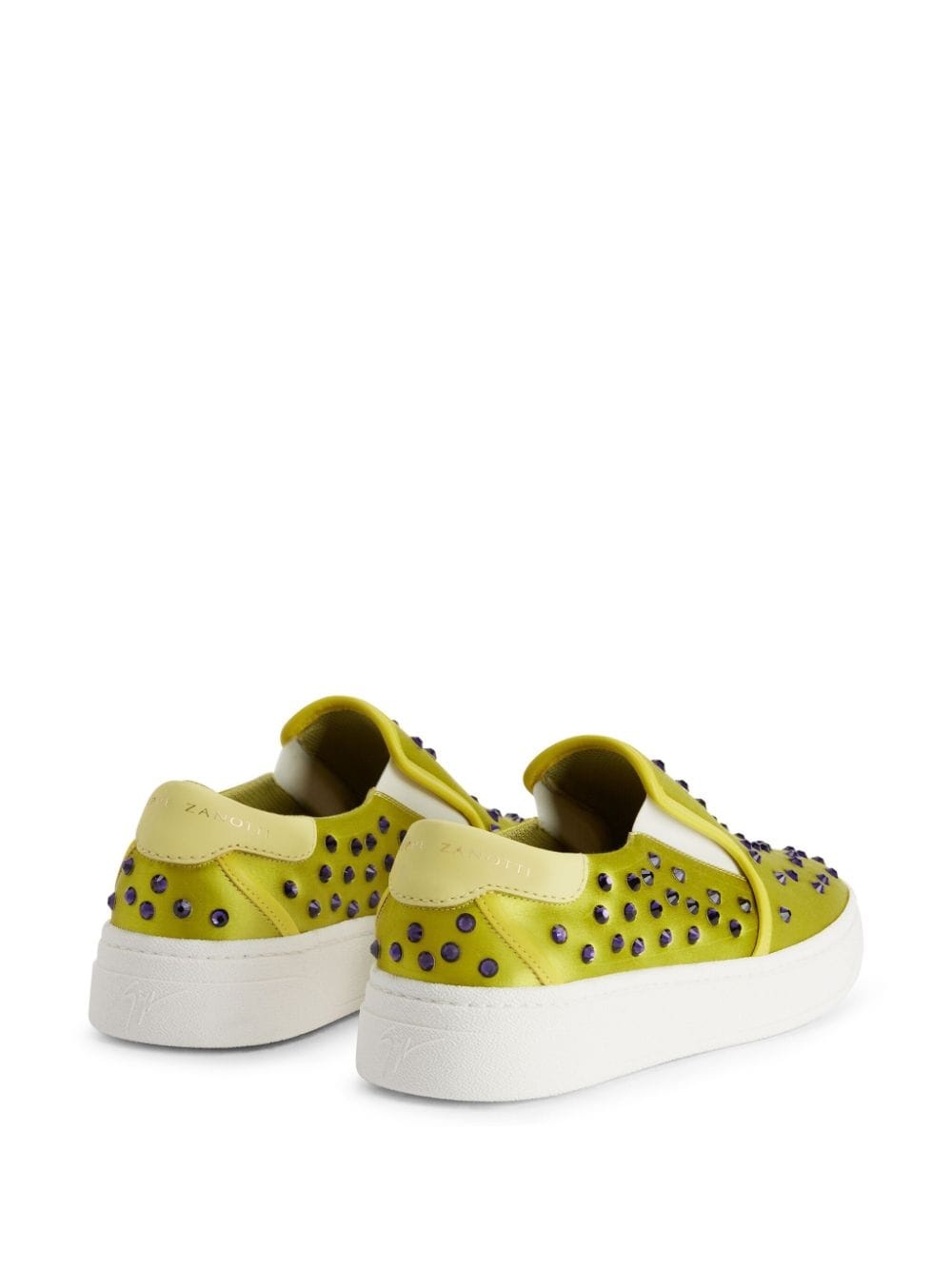 GZ94 studded leather slip-on sneakers - 3