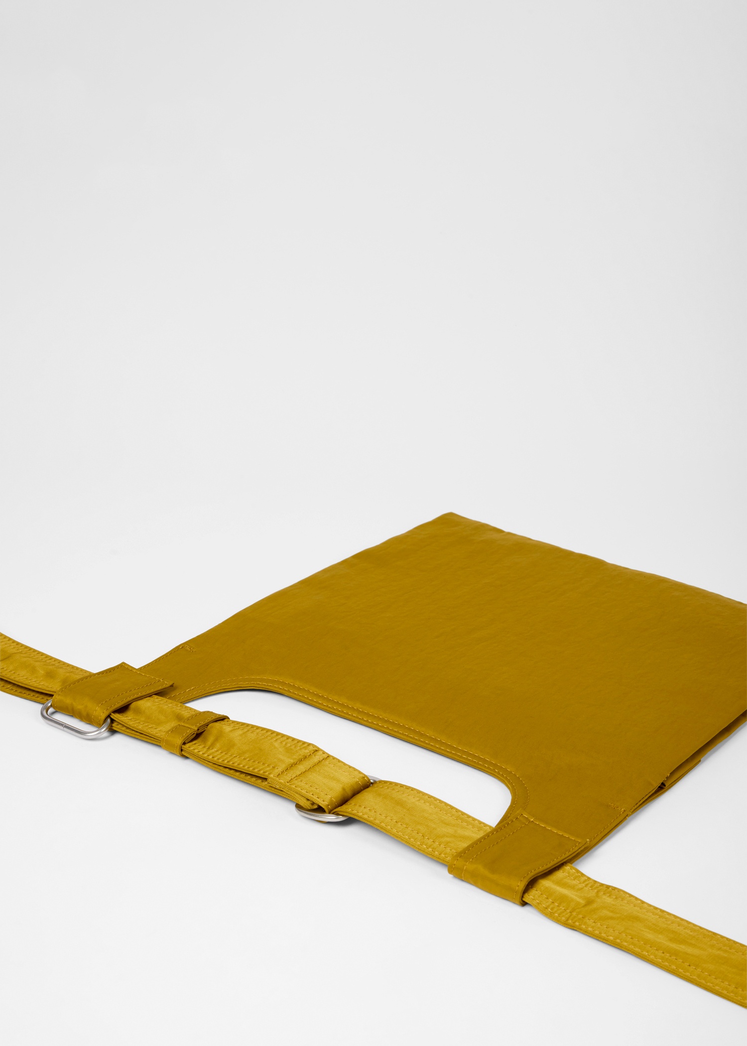 Mustard Cross-Body Satchel Bag - 7