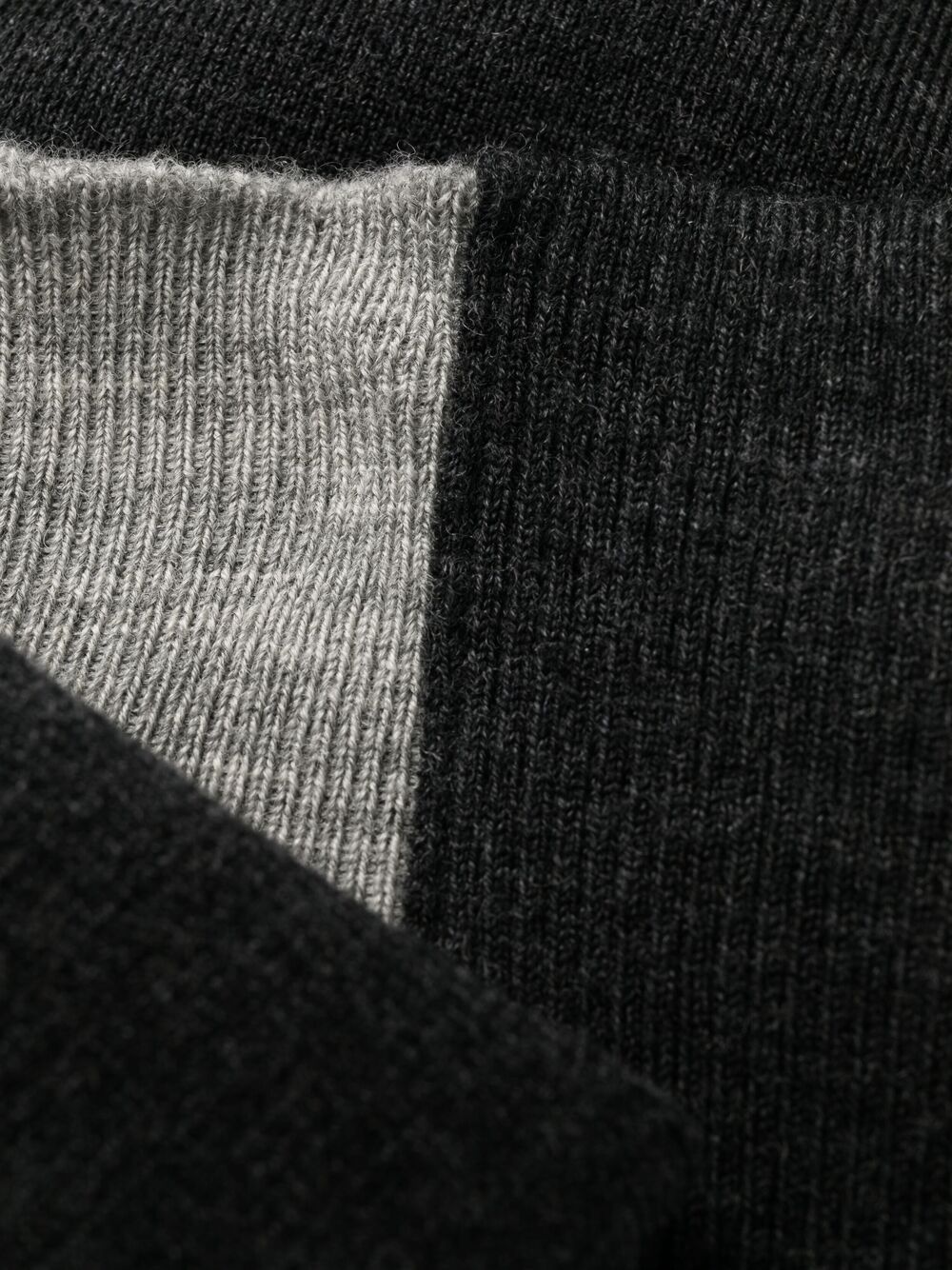 colour-block knitted trousers - 6