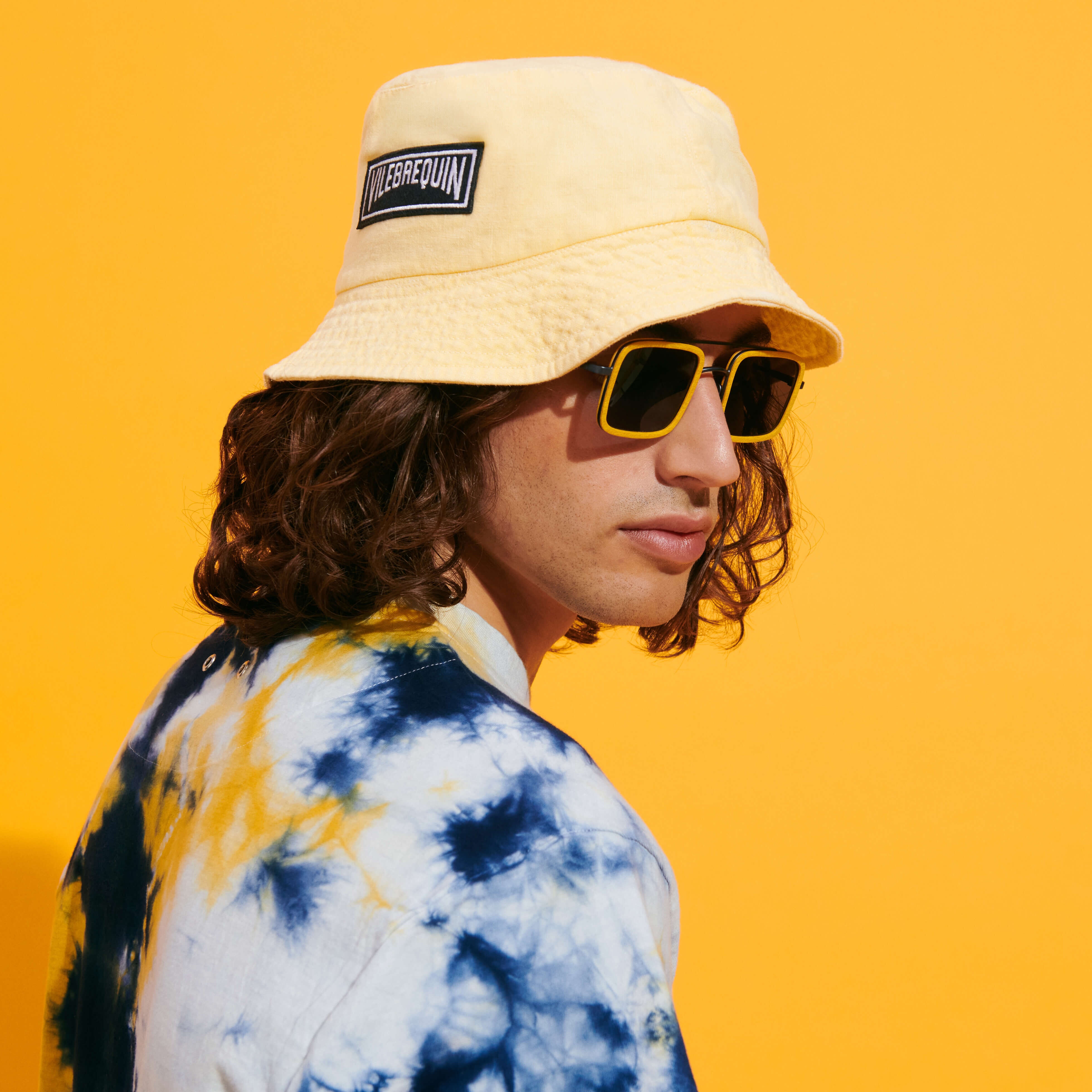 Unisex Linen Bucket Hat Solid - 3