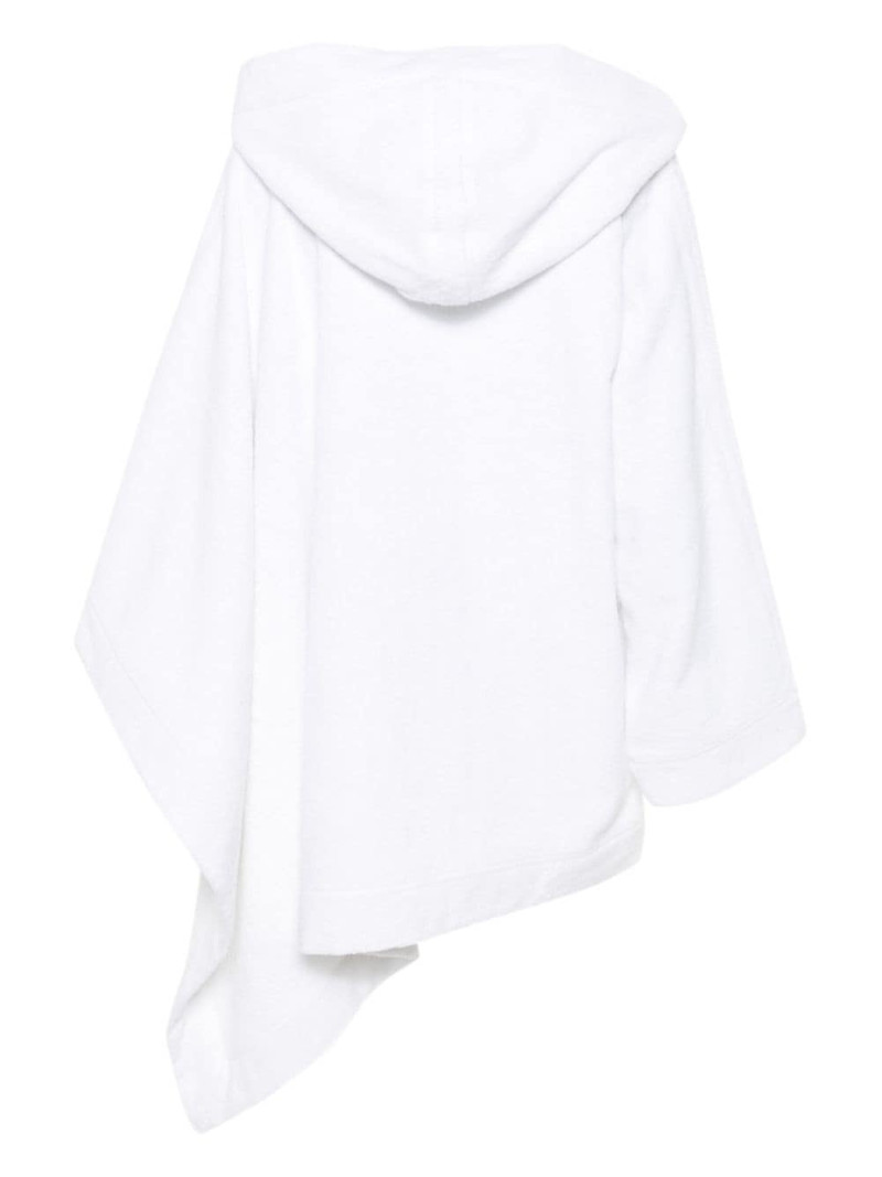 Alaïa asymmetric hoodie outlook