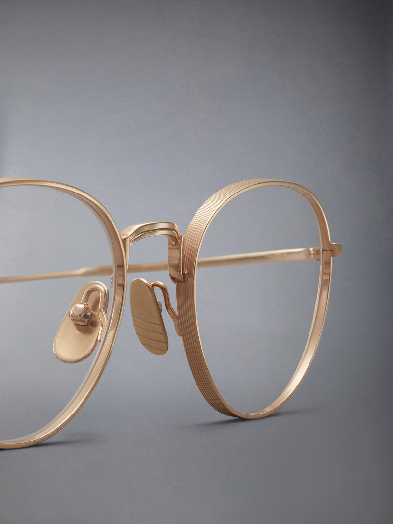 Titanium Round Eyeglasses 7